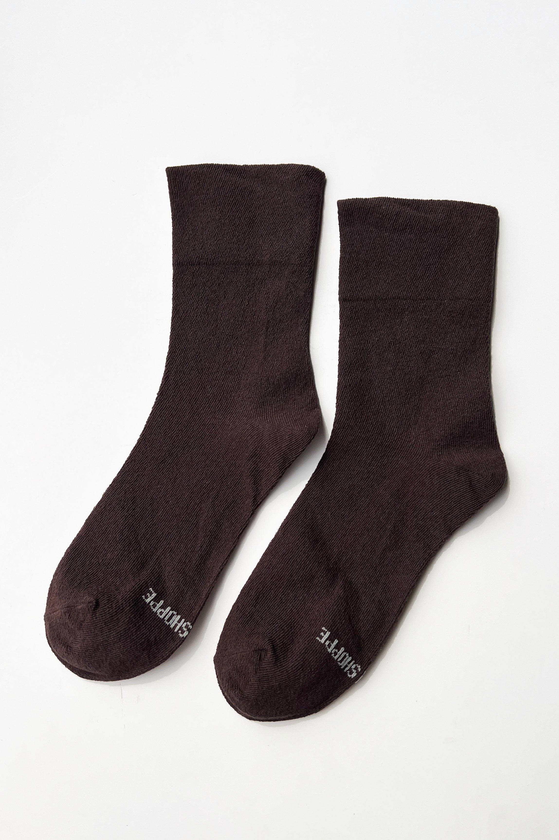 Breezy Sneaker Socks - Dark Cacao