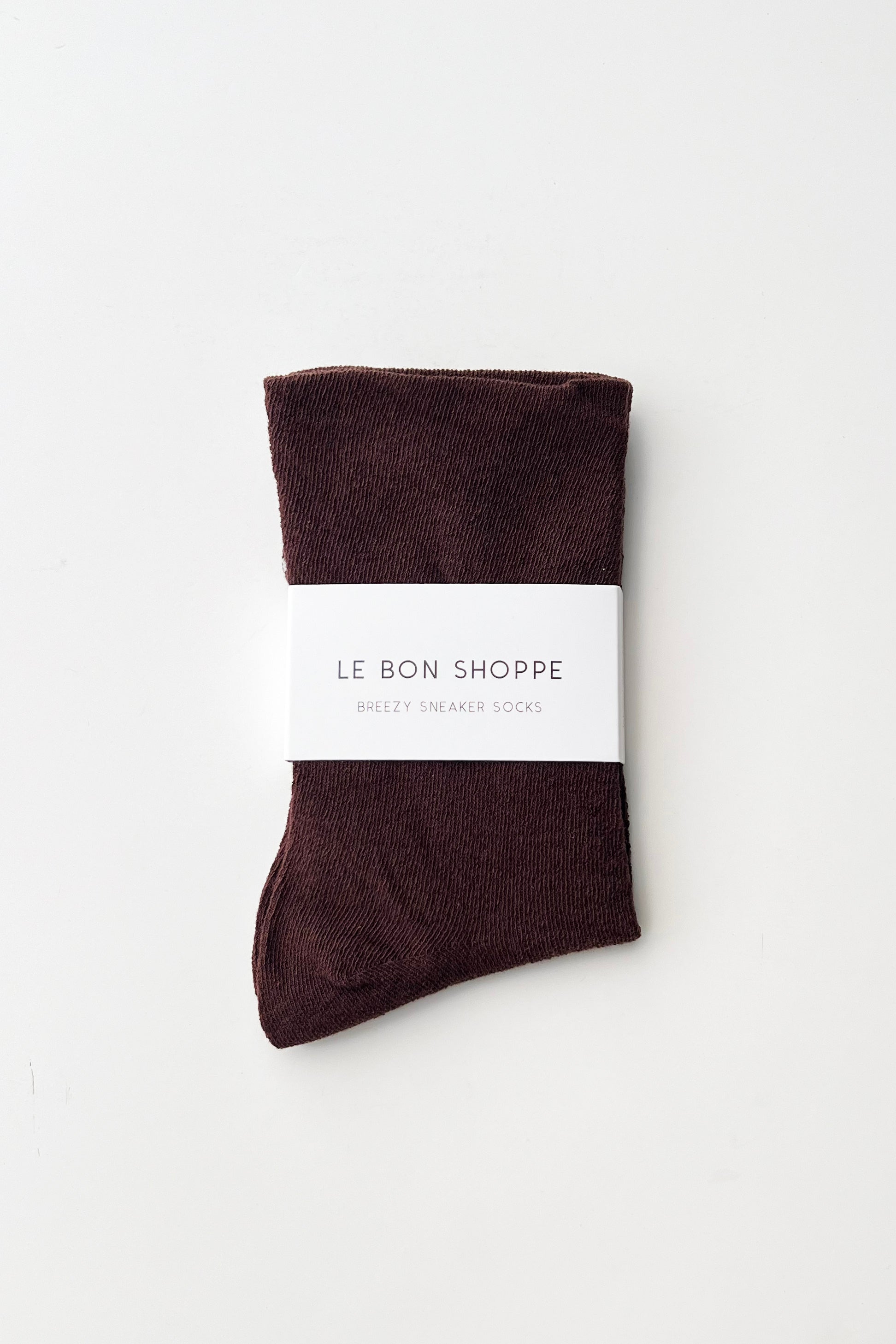 Breezy Sneaker Socks - Dark Cacao