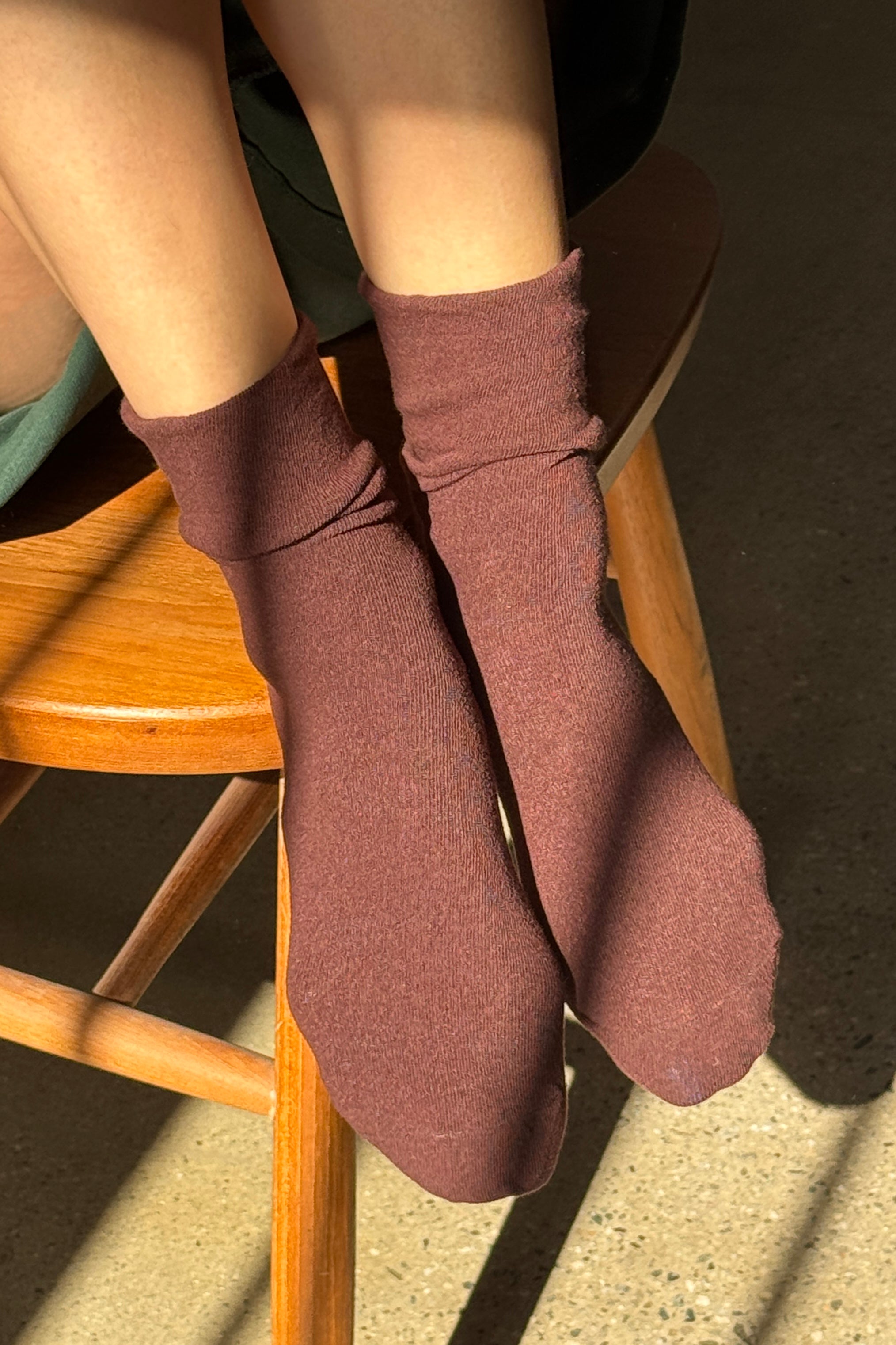Breezy Sneaker Socks - Dark Cacao