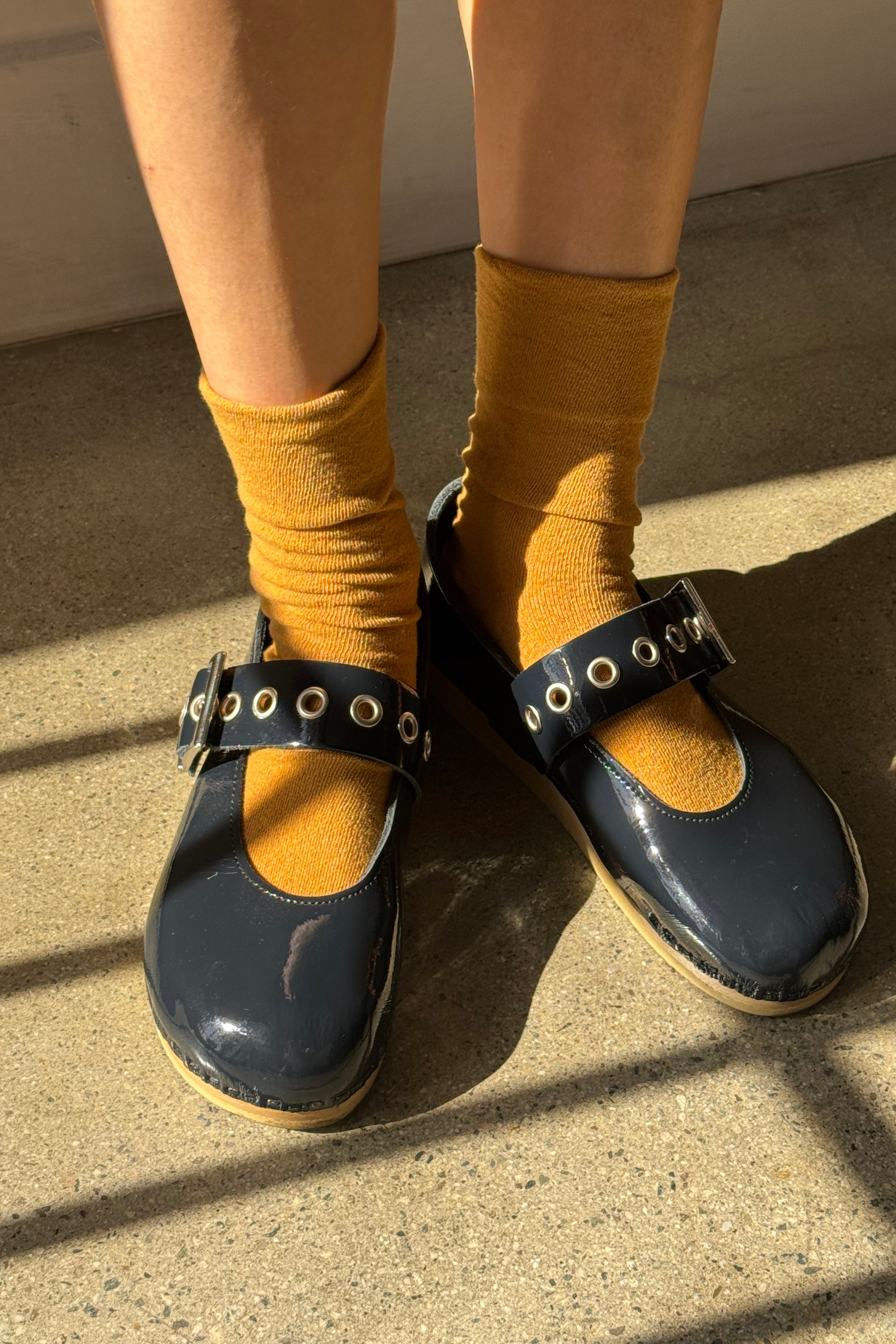 Breezy Sneaker Socks - Goldenrod