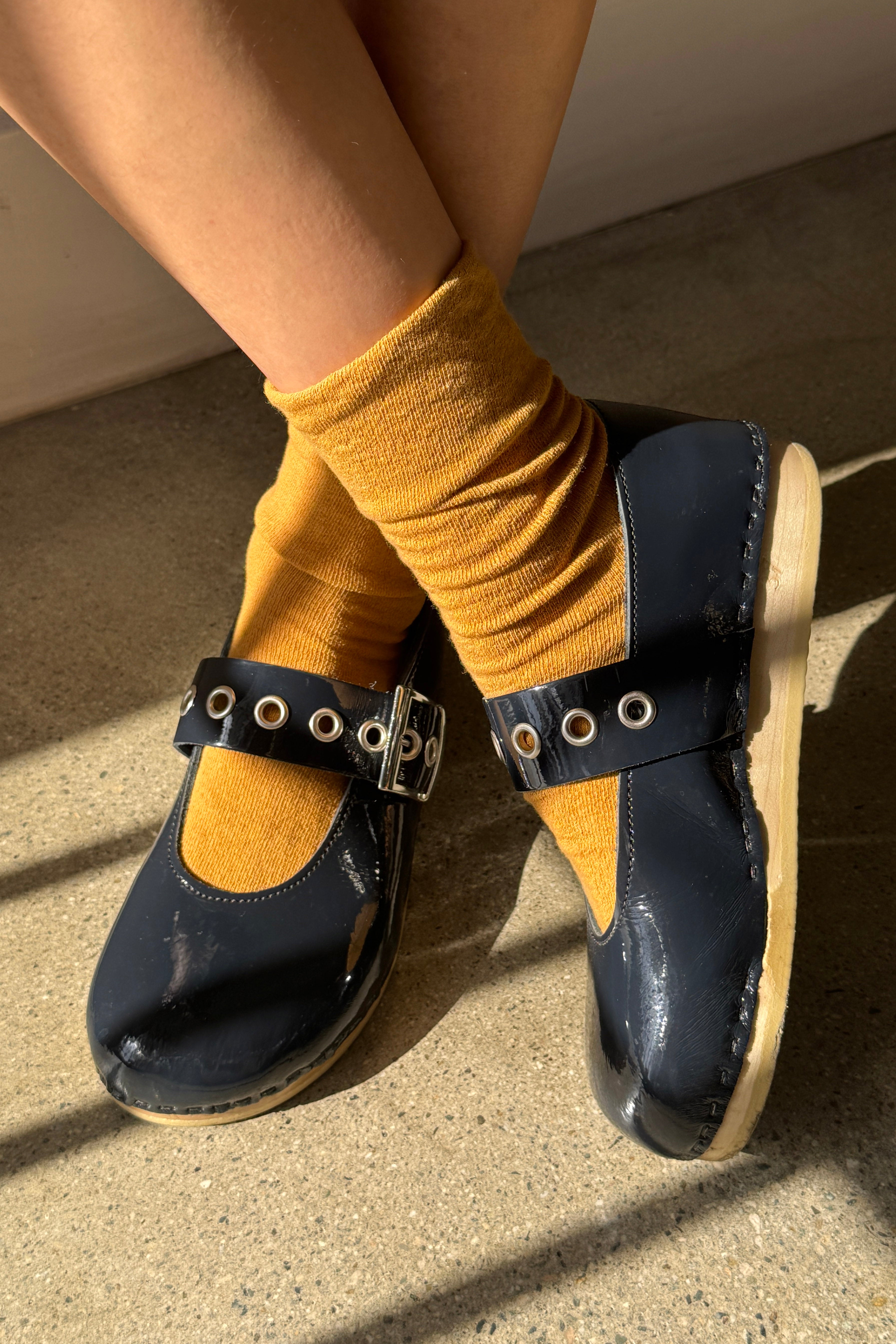 Breezy Sneaker Socks - Goldenrod