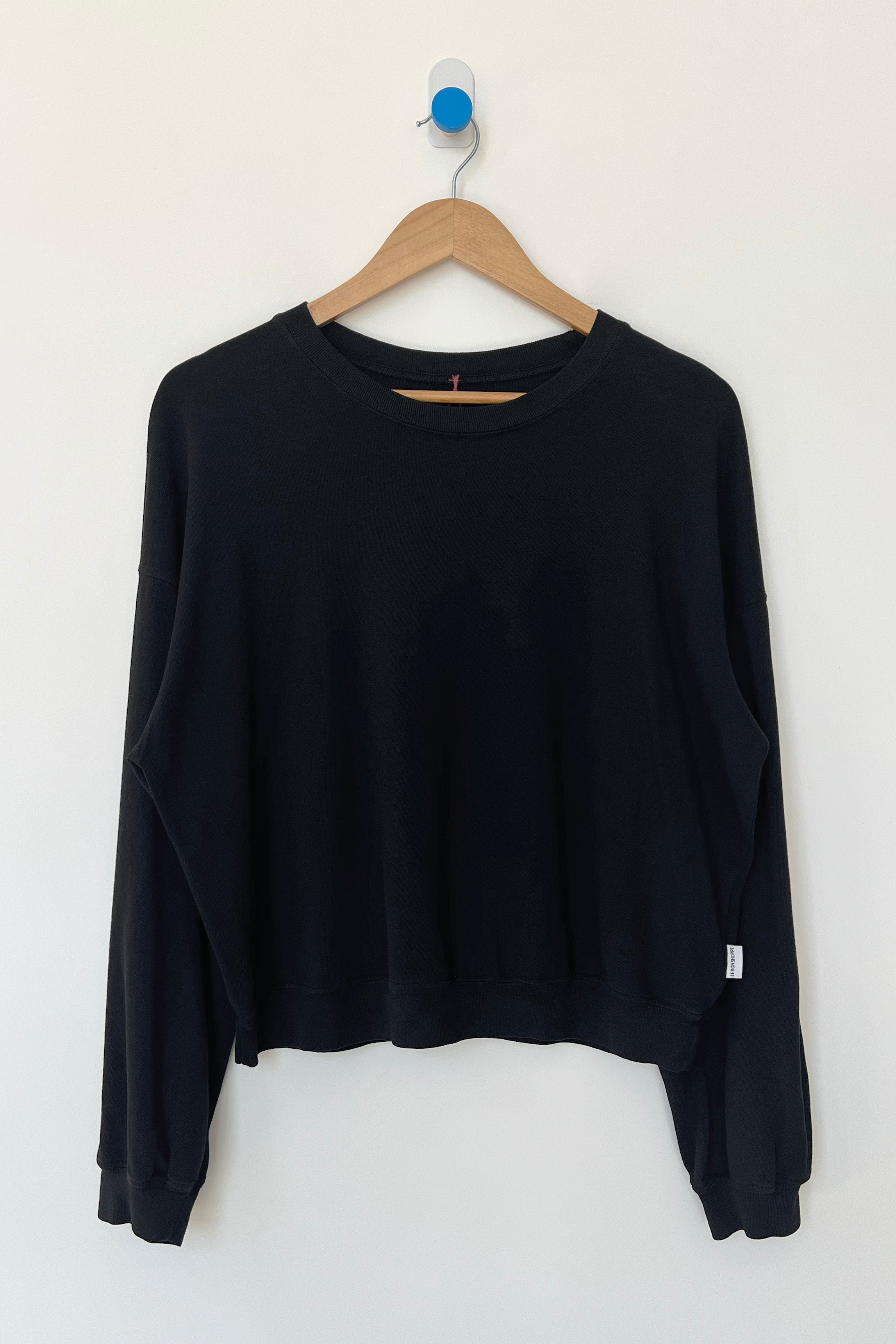 Cali Jersey Sweatshirt - True Black