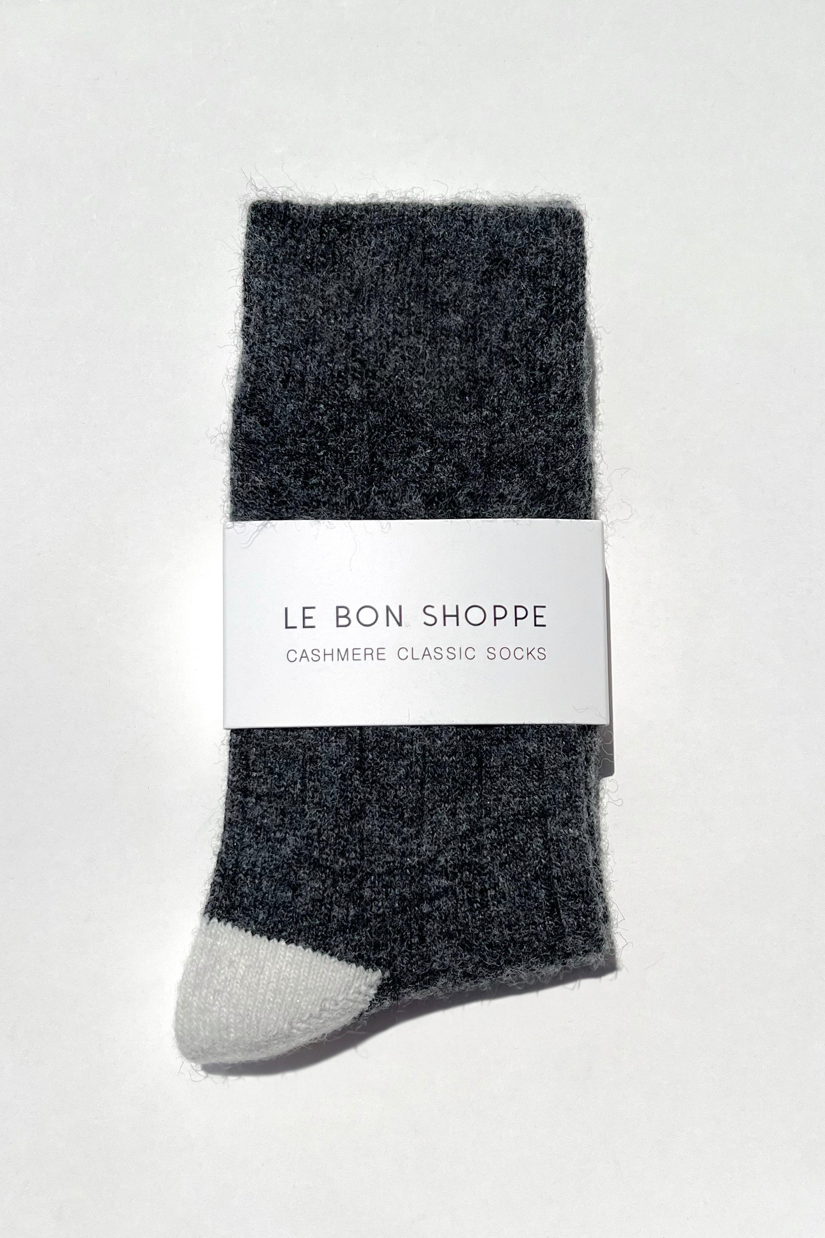 Cashmere Classic Socks - Charcoal Melange