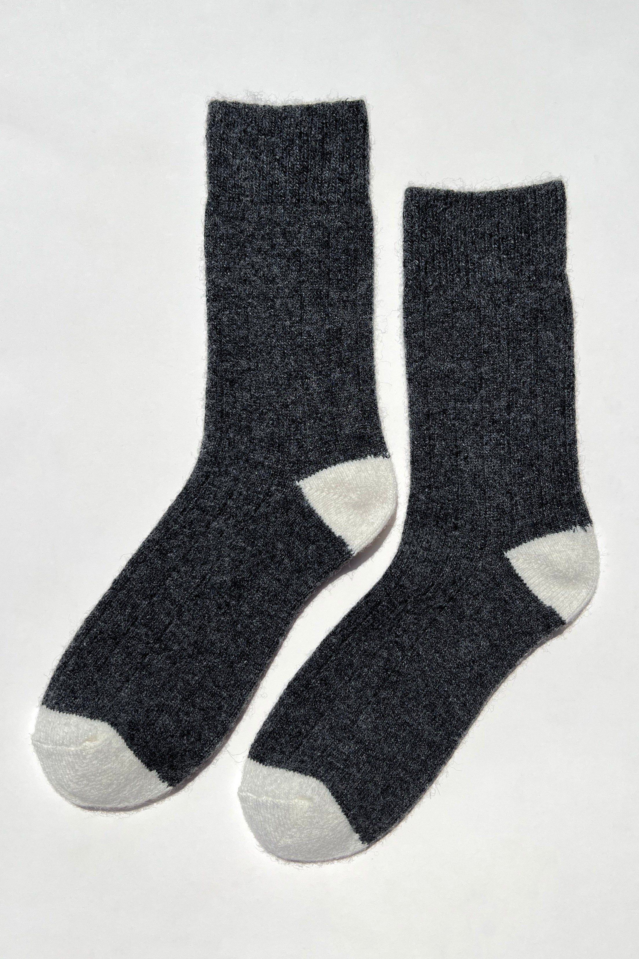 Cashmere Classic Socks - Charcoal Melange