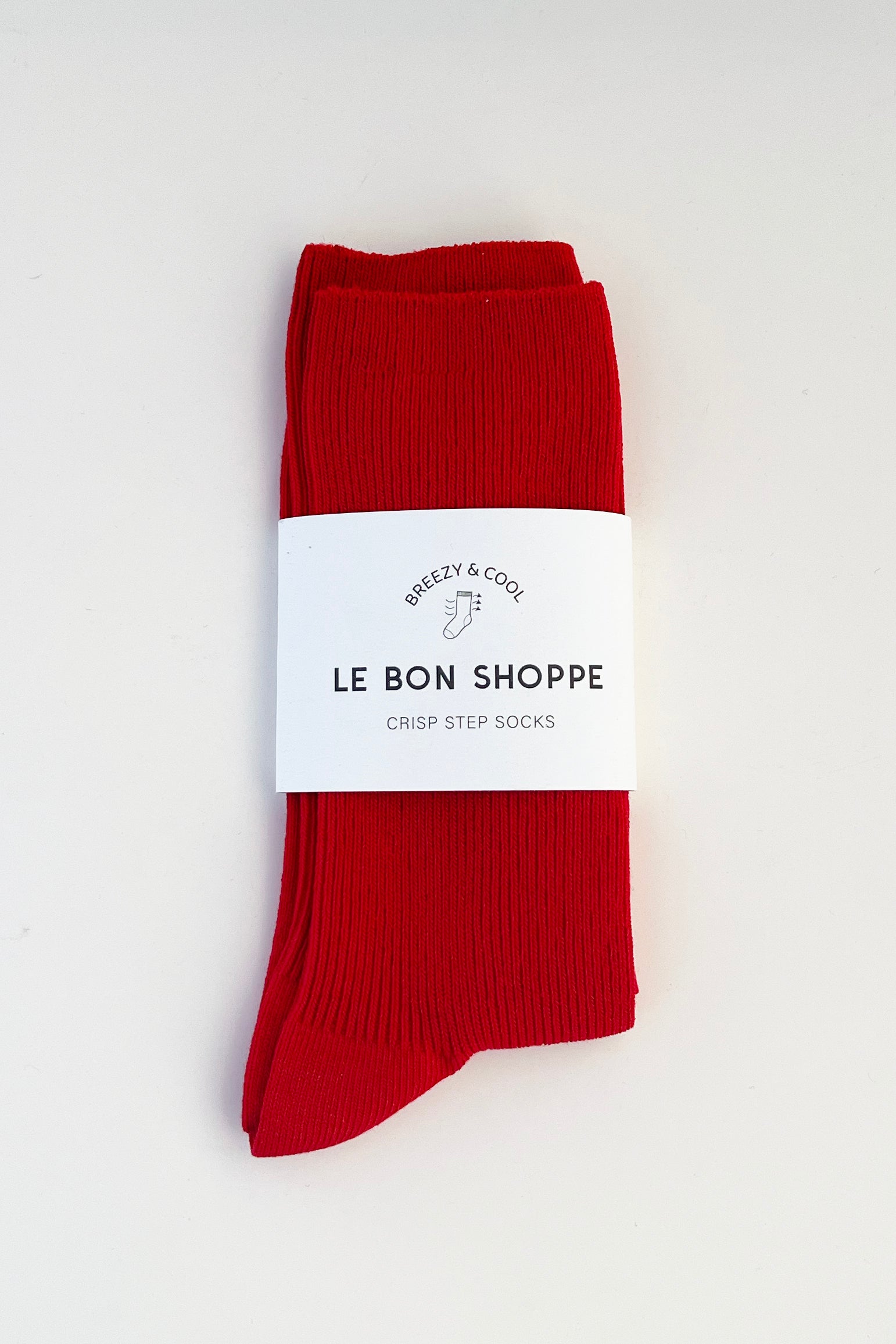 Crisp Step Socks- RED