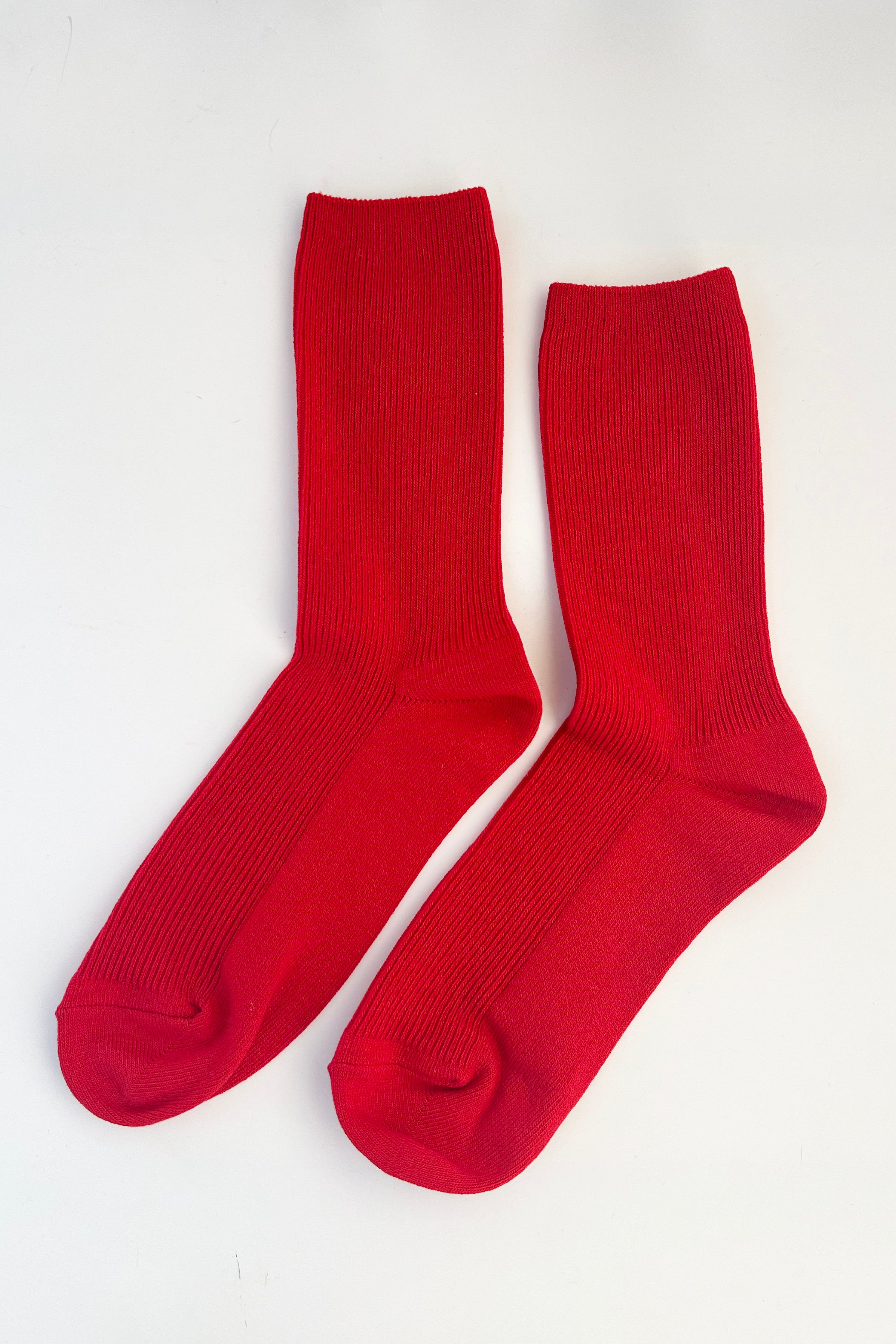 Crisp Step Socks- RED