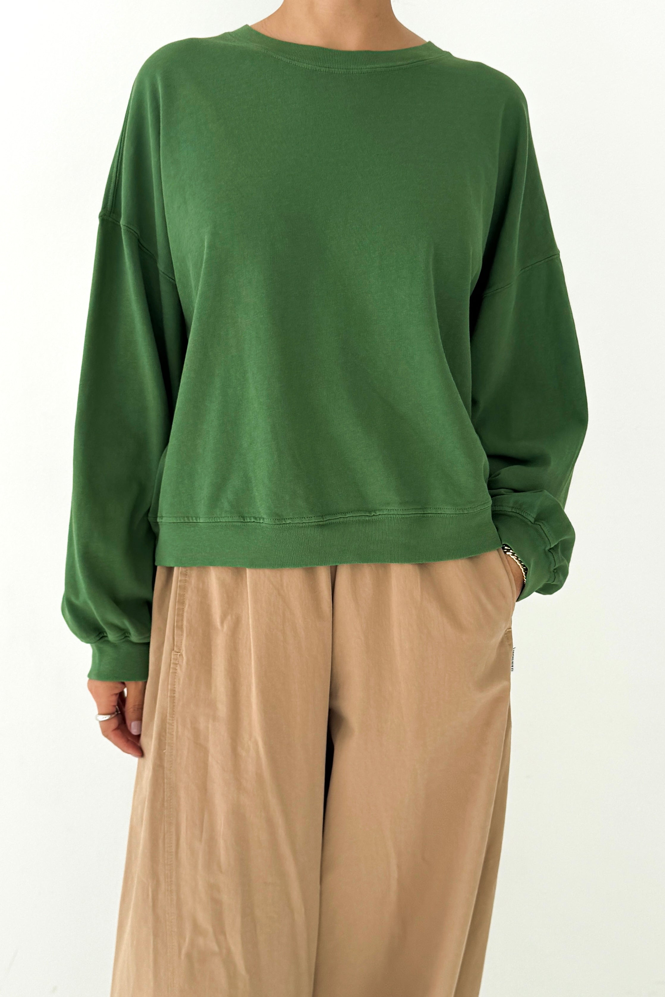 Cali Jersey Sweatshirt - Avocado