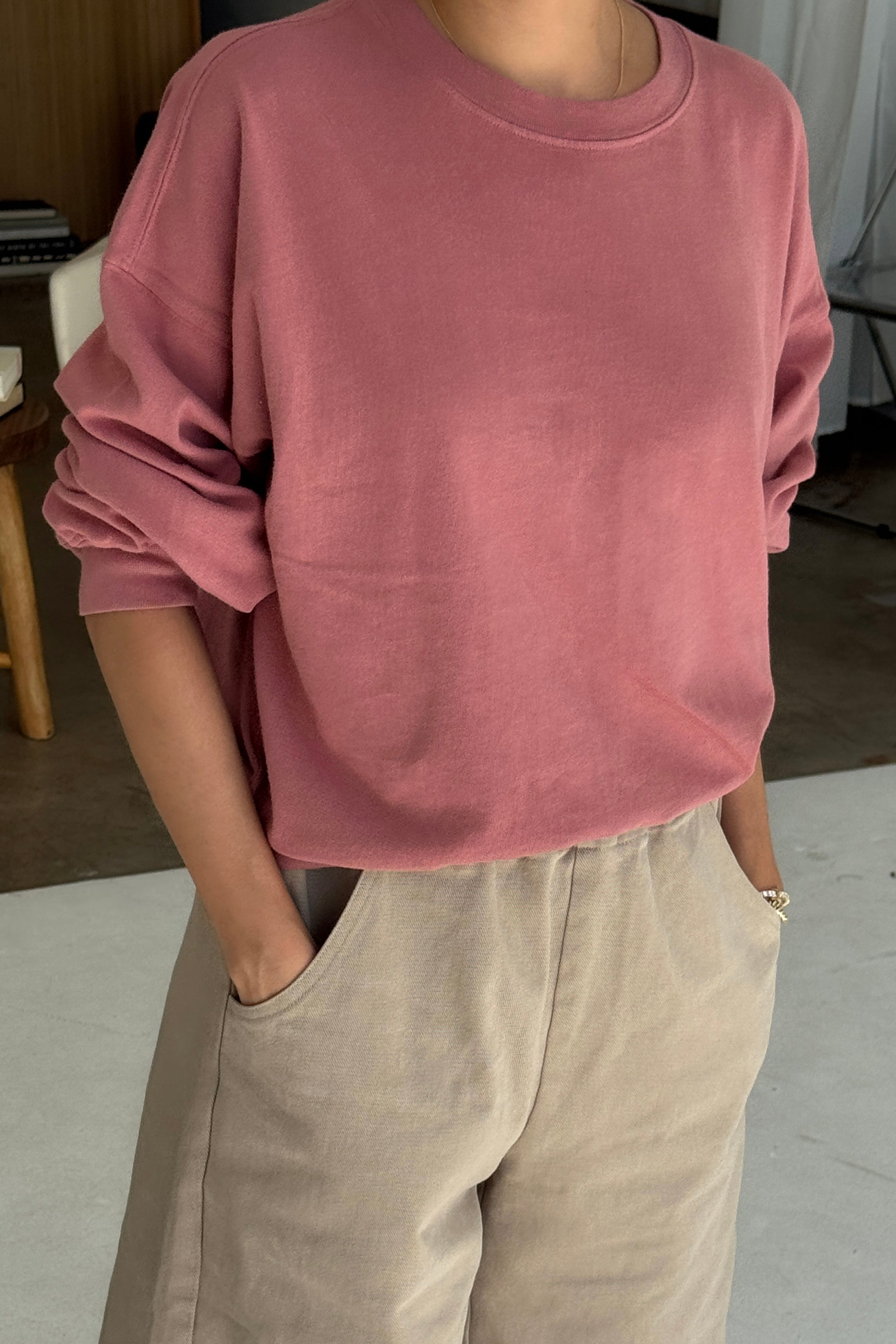 Cali Jersey Sweatshirt - Clay