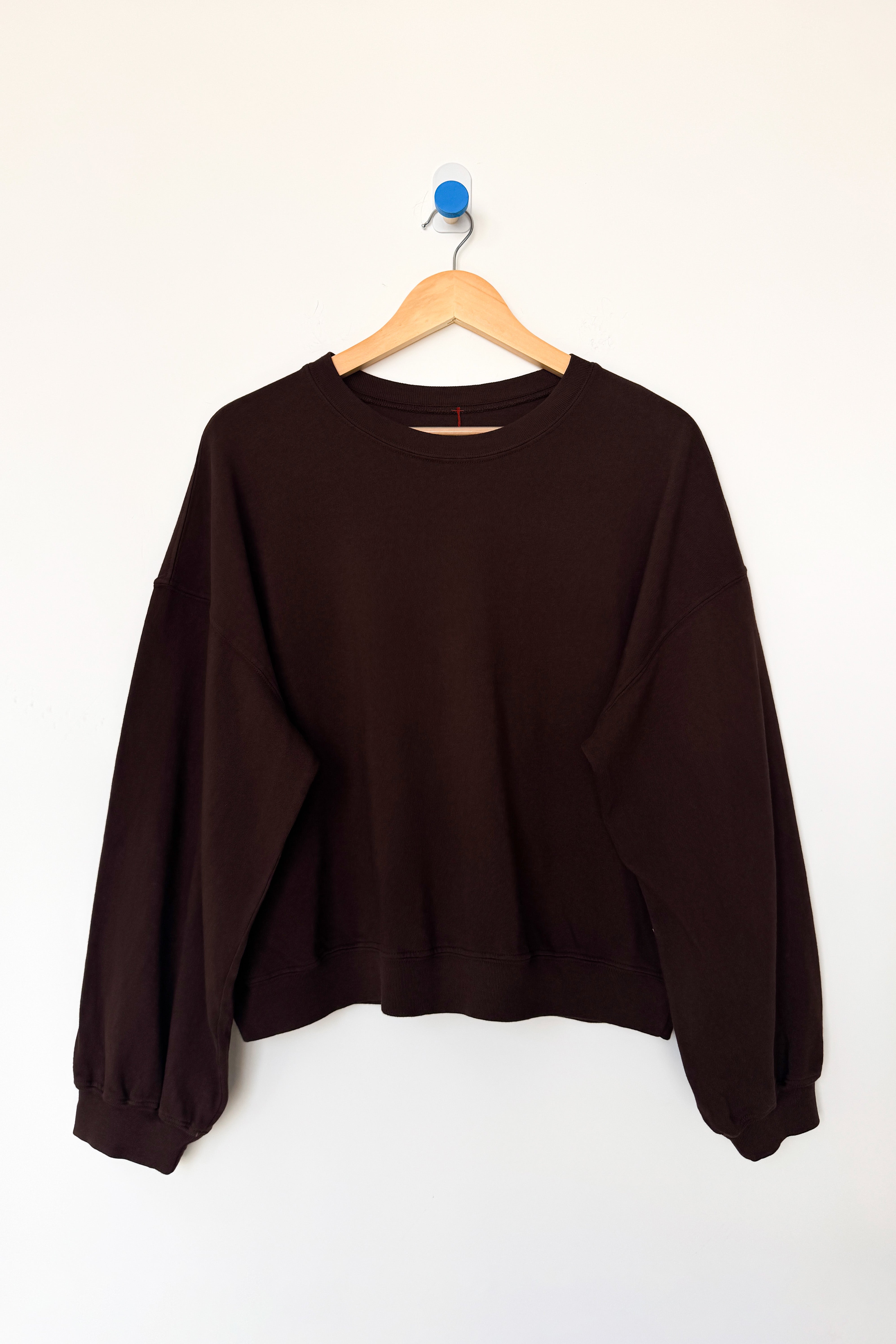 Cali Jersey Sweatshirt - Dark Cacao