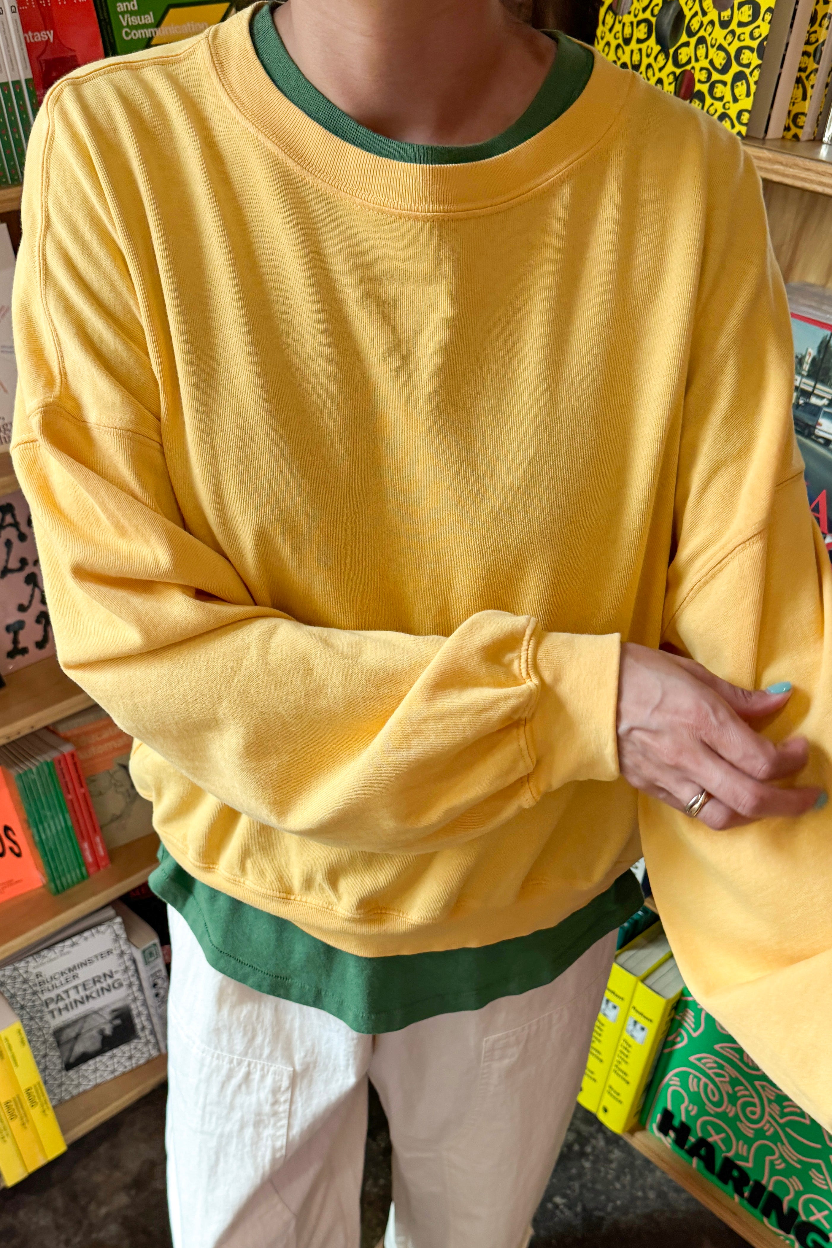 Cali Jersey Sweatshirt - Egg Yolk