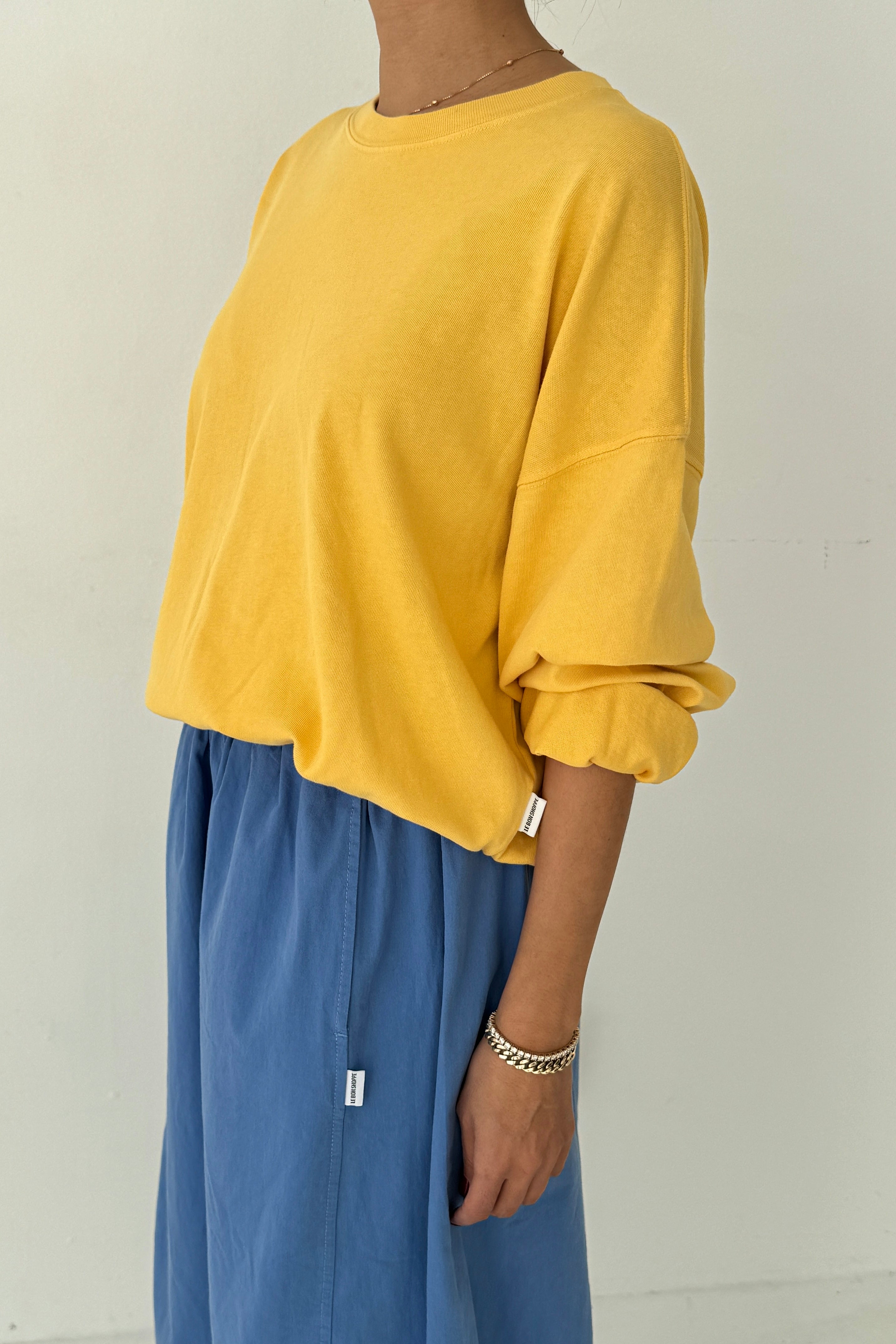 Cali Jersey Sweatshirt - Egg Yolk