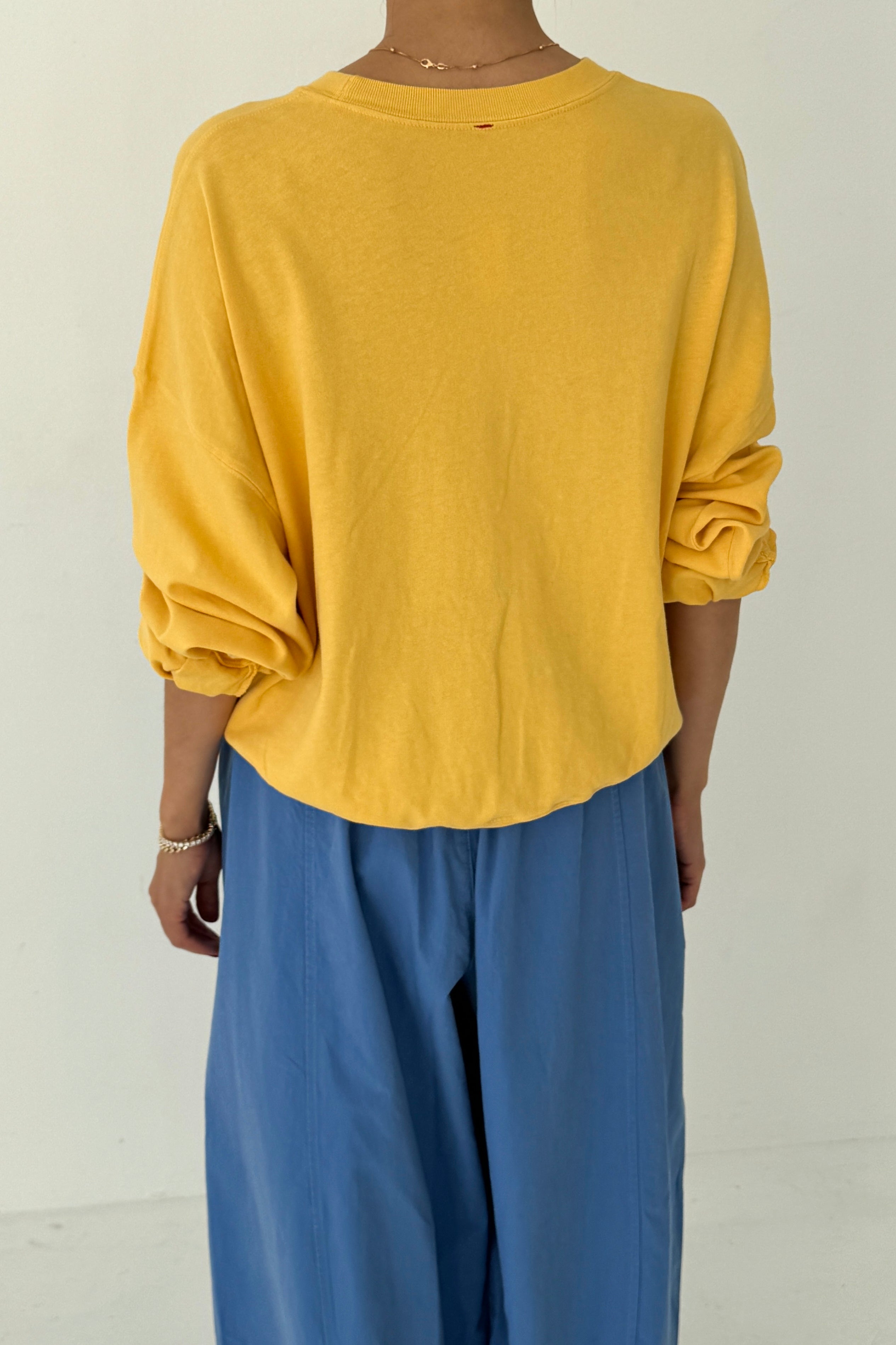 Cali Jersey Sweatshirt - Egg Yolk