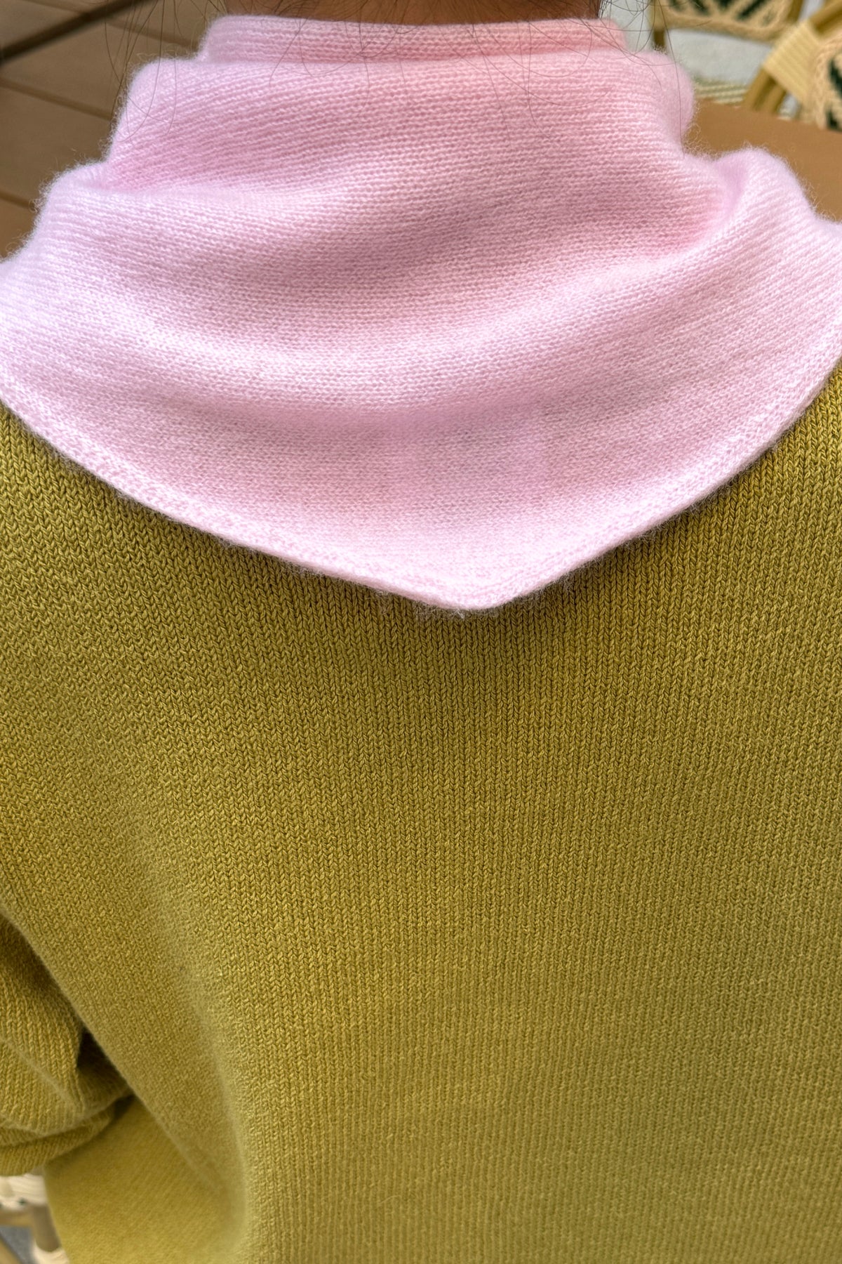 Cashmere Bandana - Baby Pink