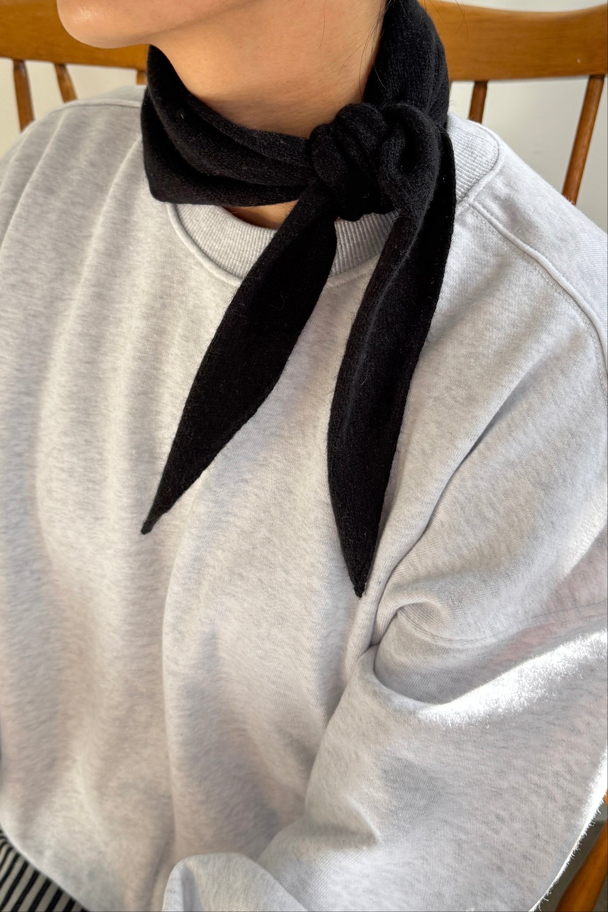 Cashmere Bandana - Black