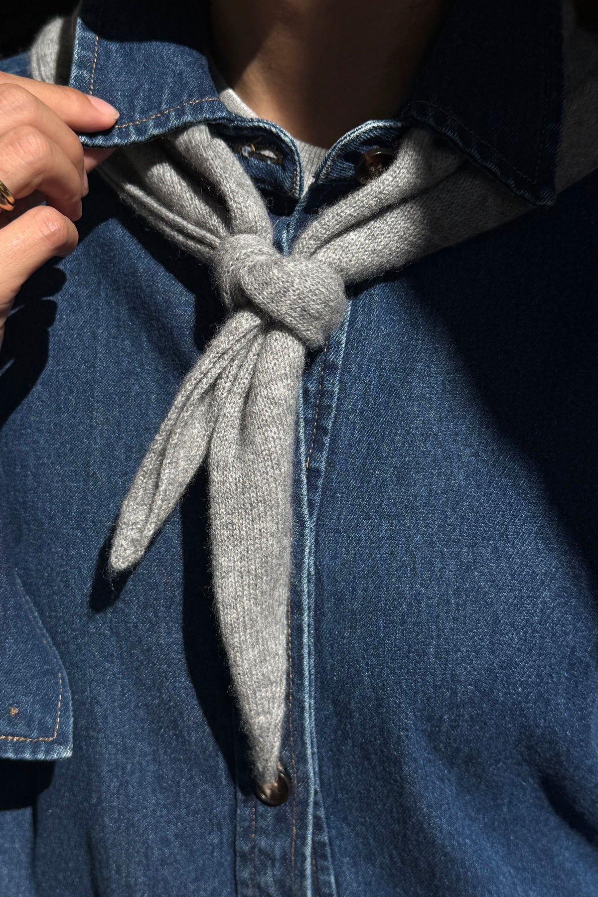 Bandana Cachemire - Ht.gris