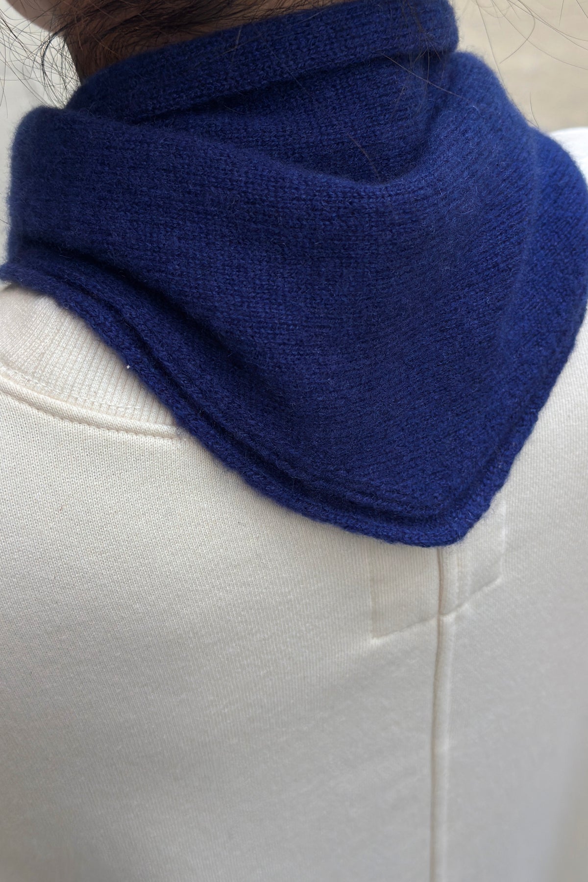 Cashmere Bandana - Navy