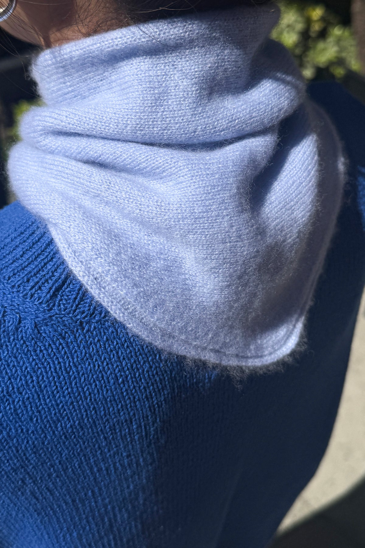 Cashmere Bandana - Powder Blue