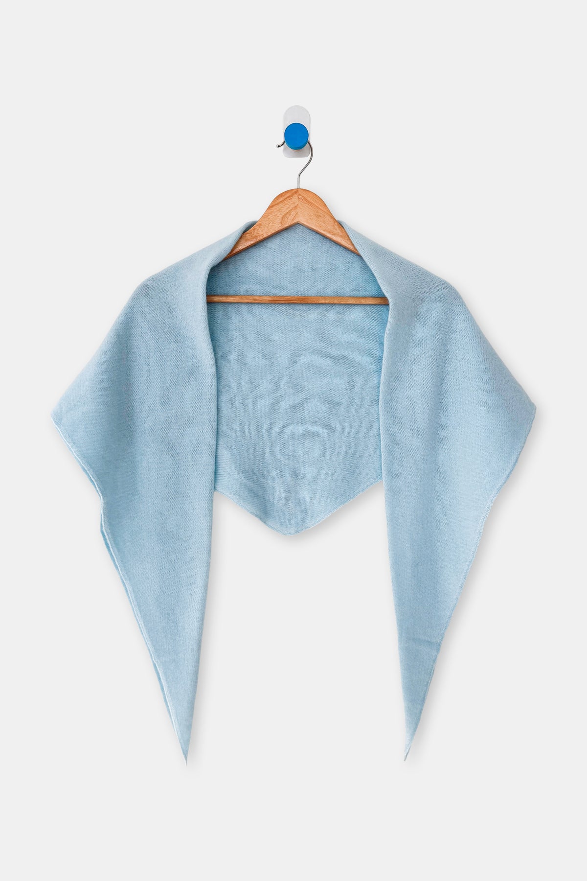 Cashmere Blend Shawl - Baby Blue