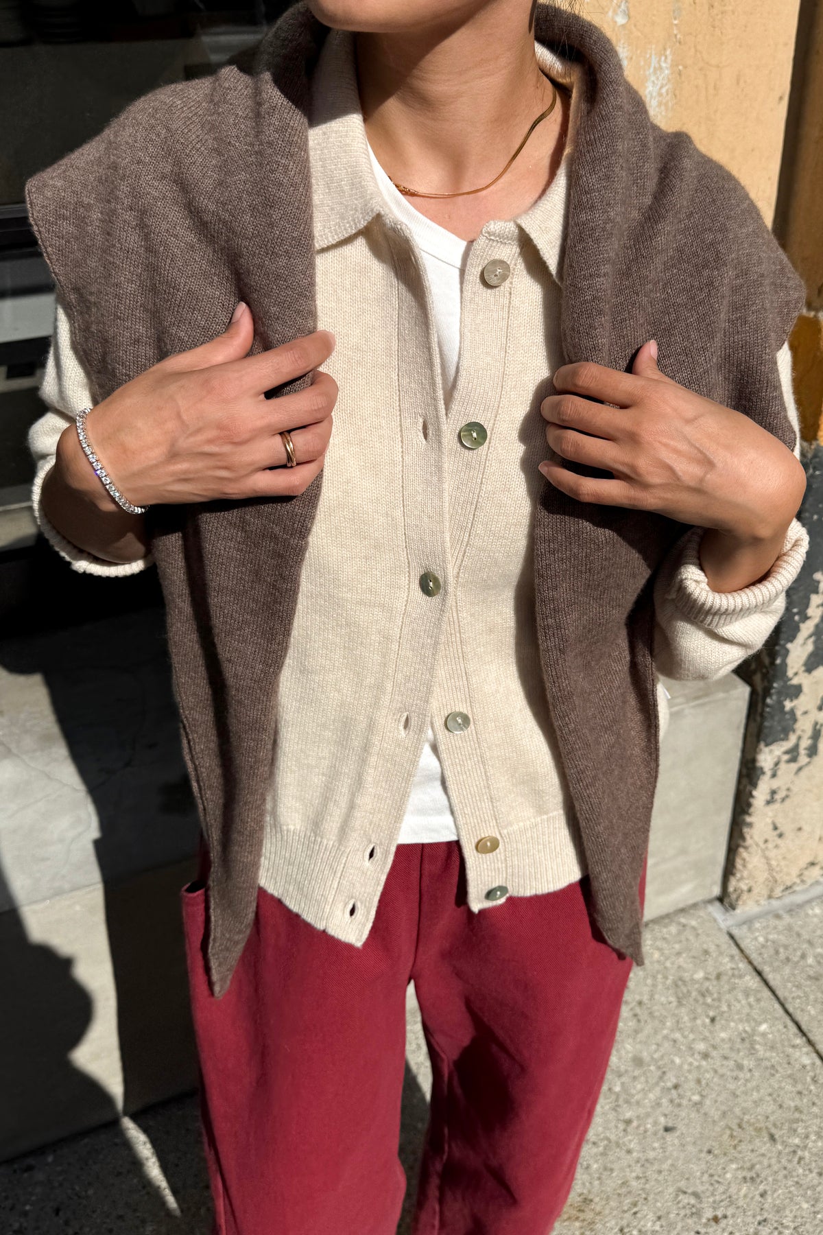 Cashmere Shawl - Frappe