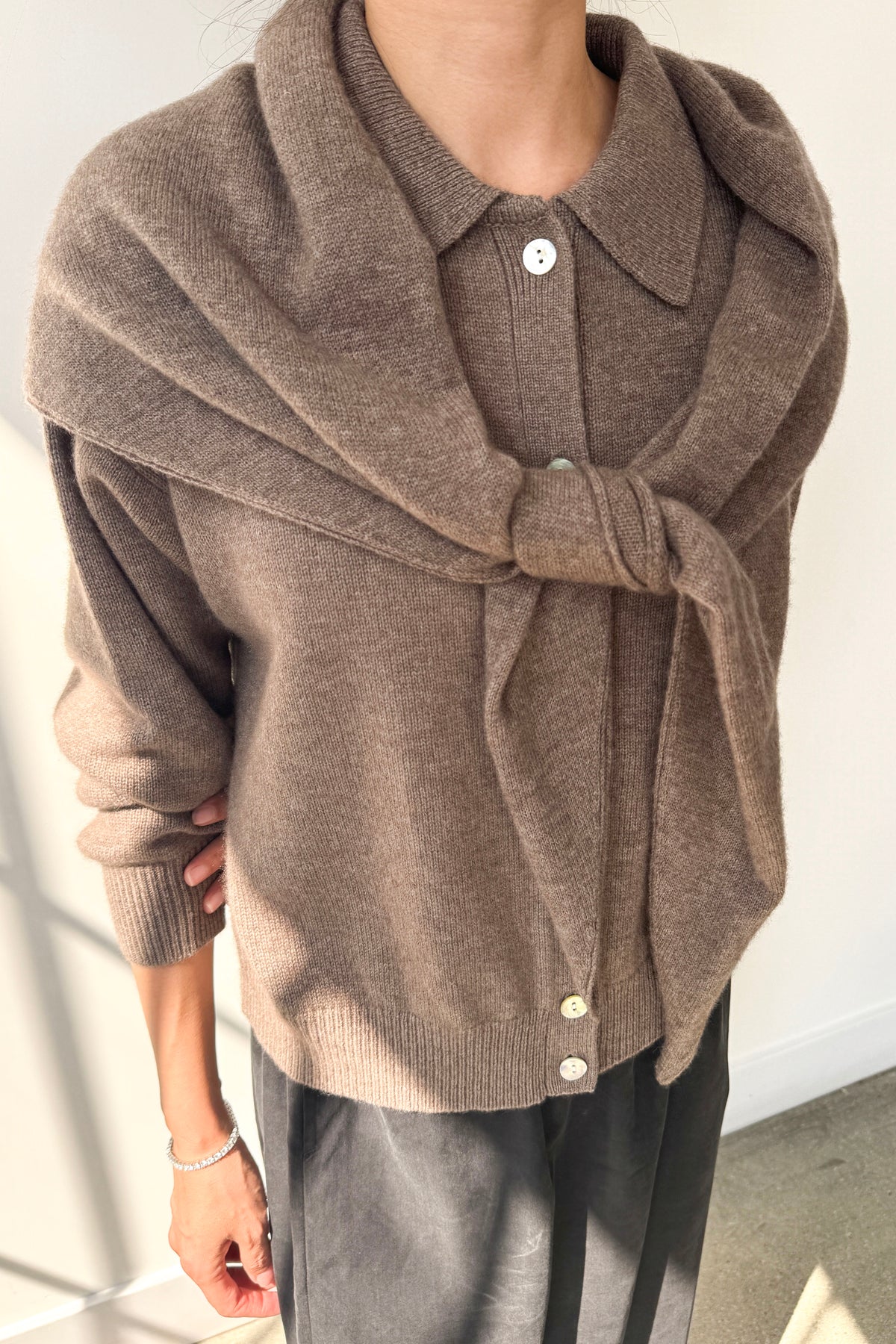 Cashmere Shawl - Frappe