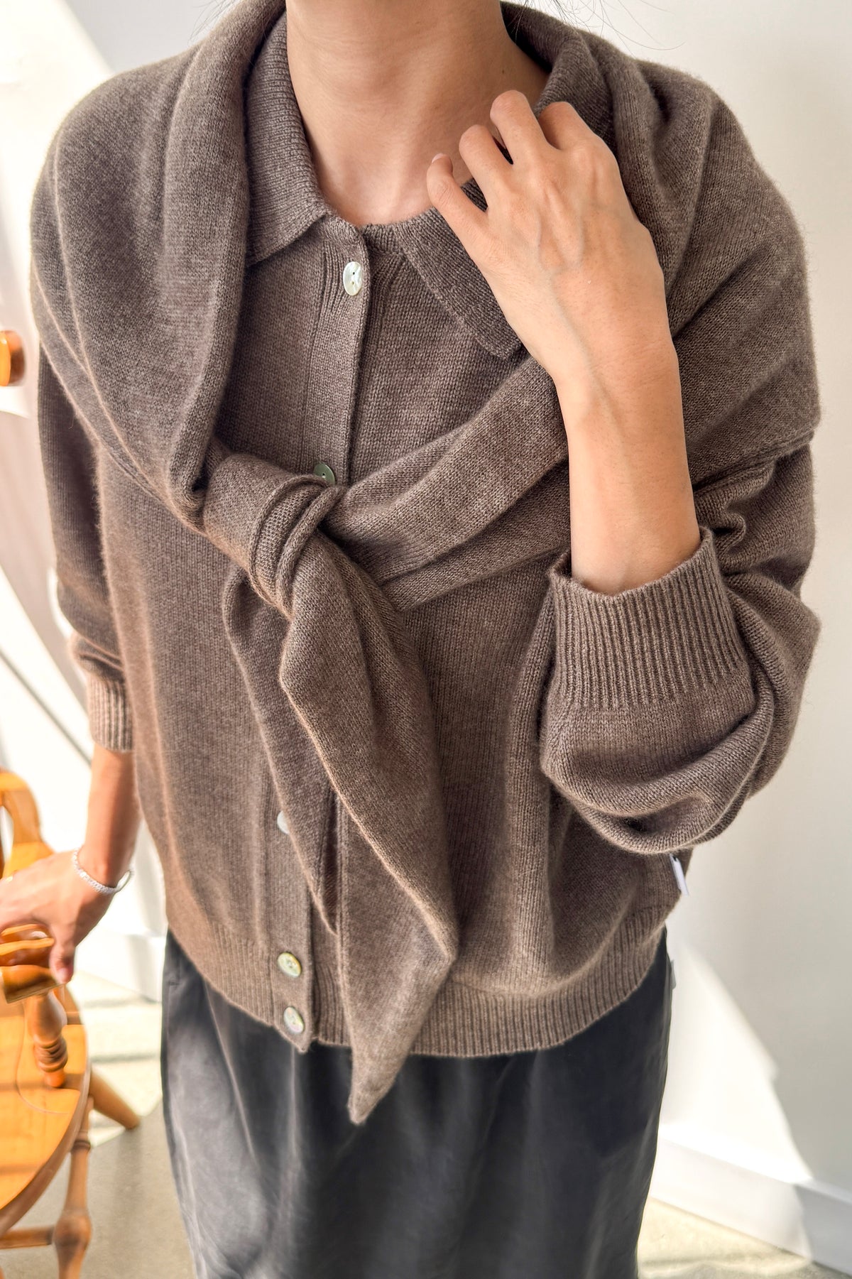 Cashmere Shawl - Frappe