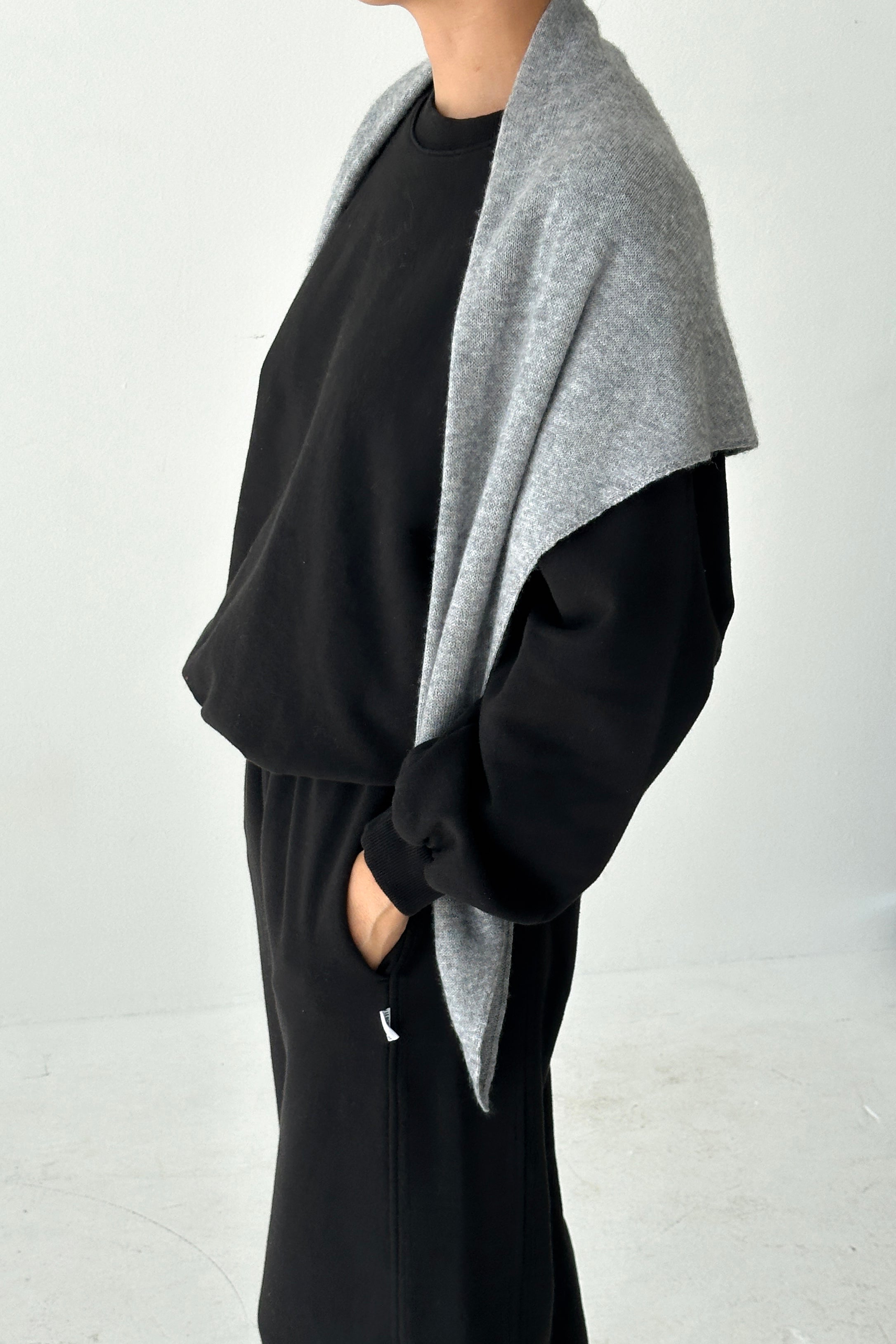 Cashmere Shawl - Ht. Grey