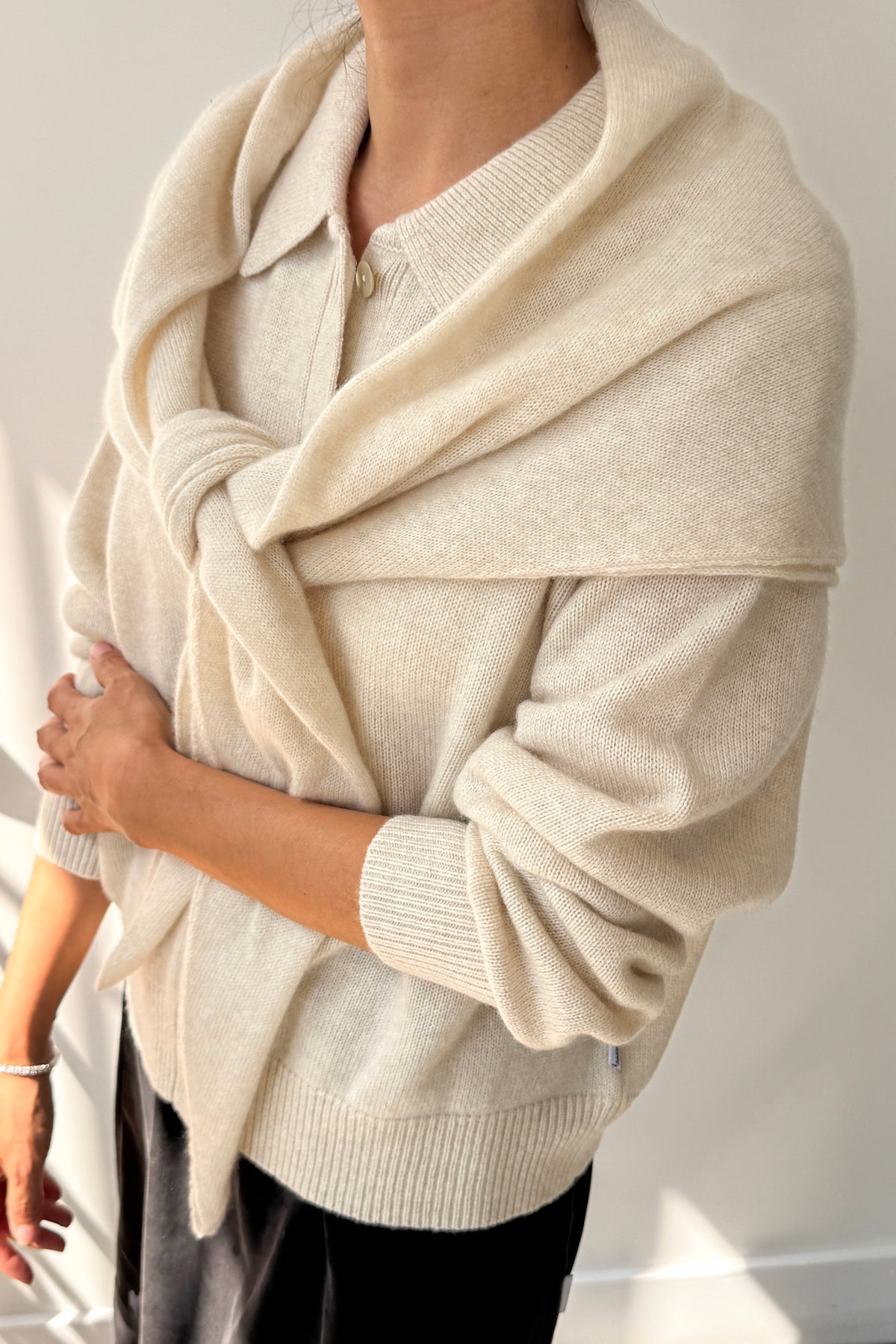 Cashmere Shawl - Oatmeal
