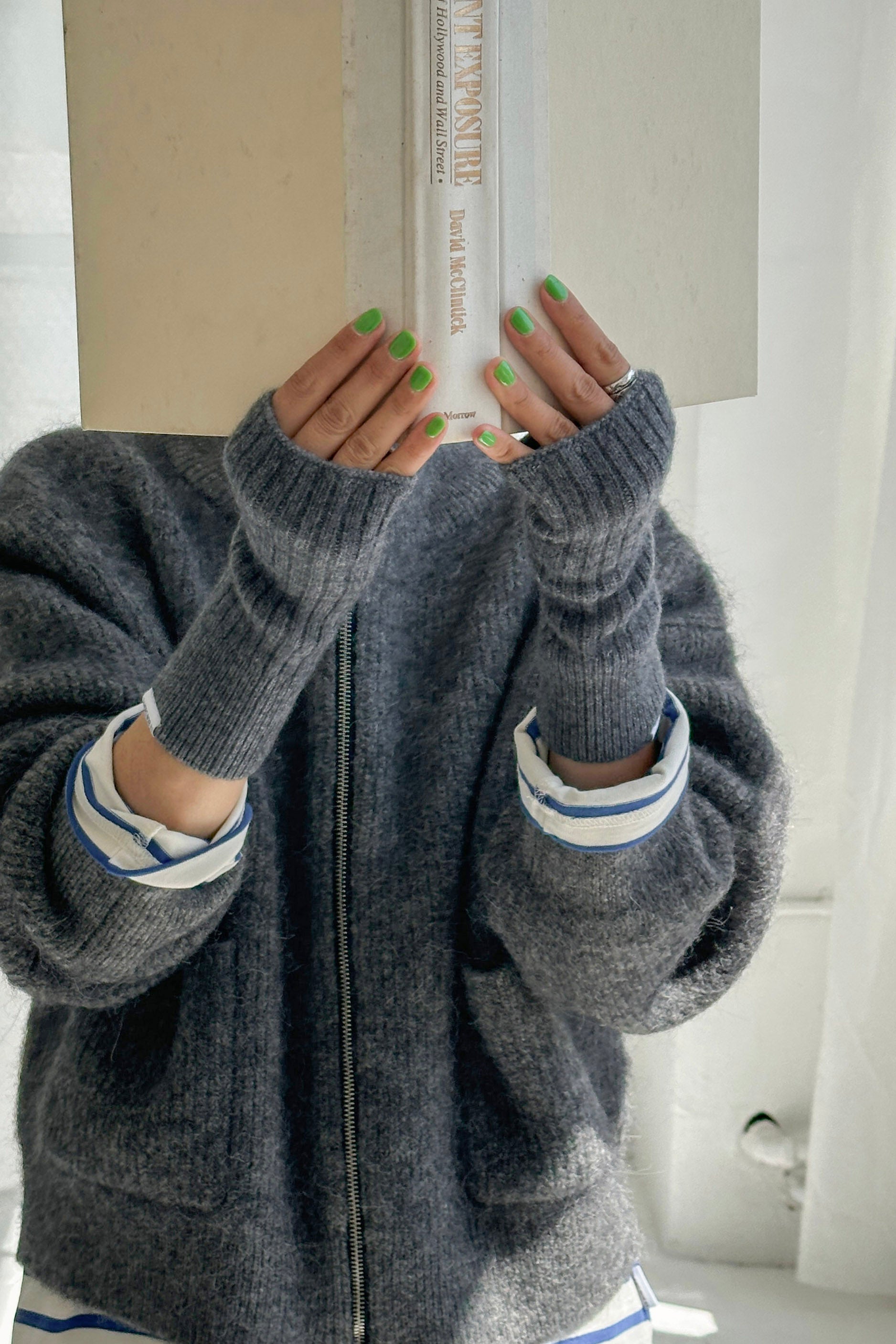 Cashmere Wrist Warmer - Charcoal