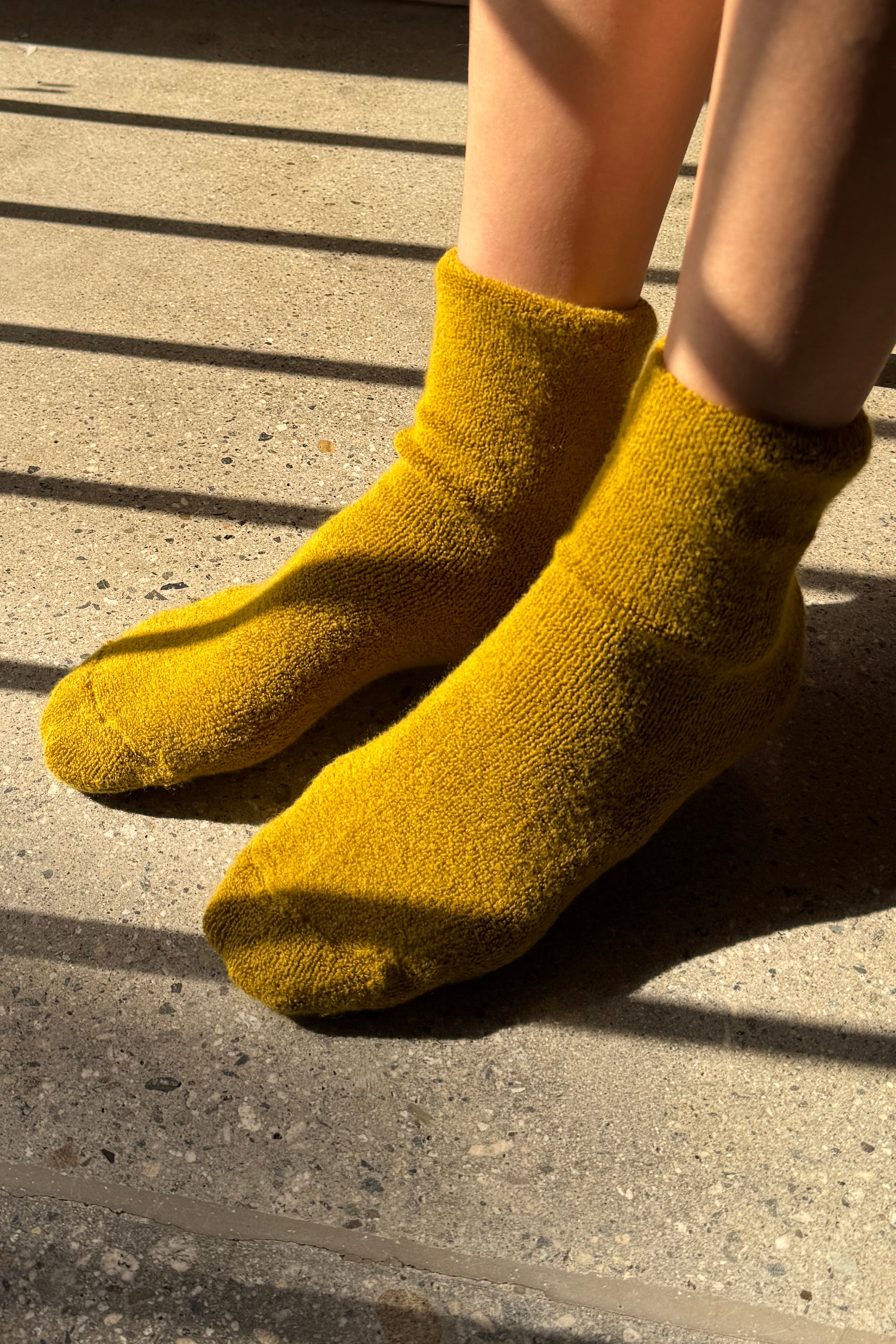 Cloud Socks - Green Olive