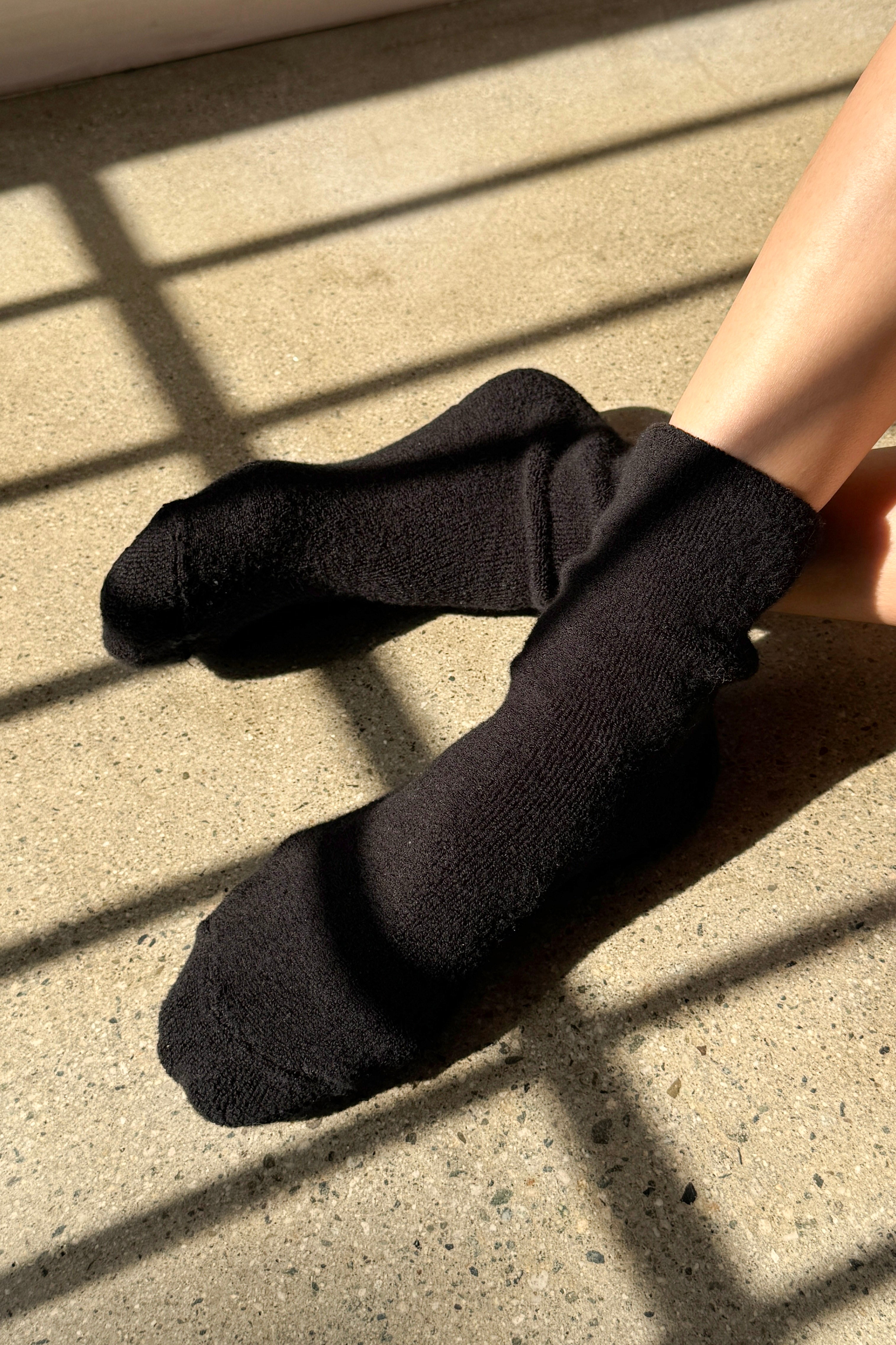 Cloud Socks - Jet Black