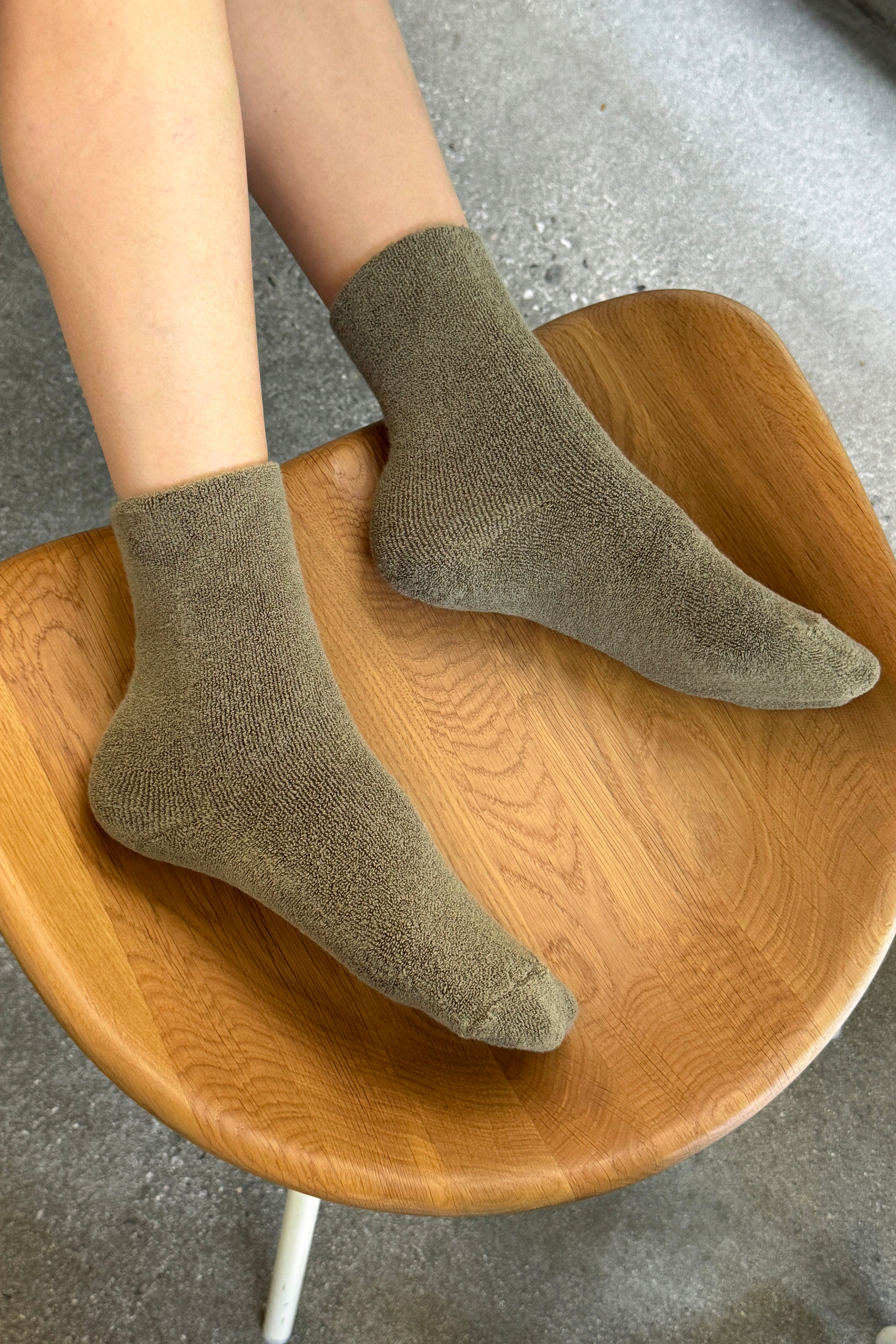 Cloud Socks - Muted Sage