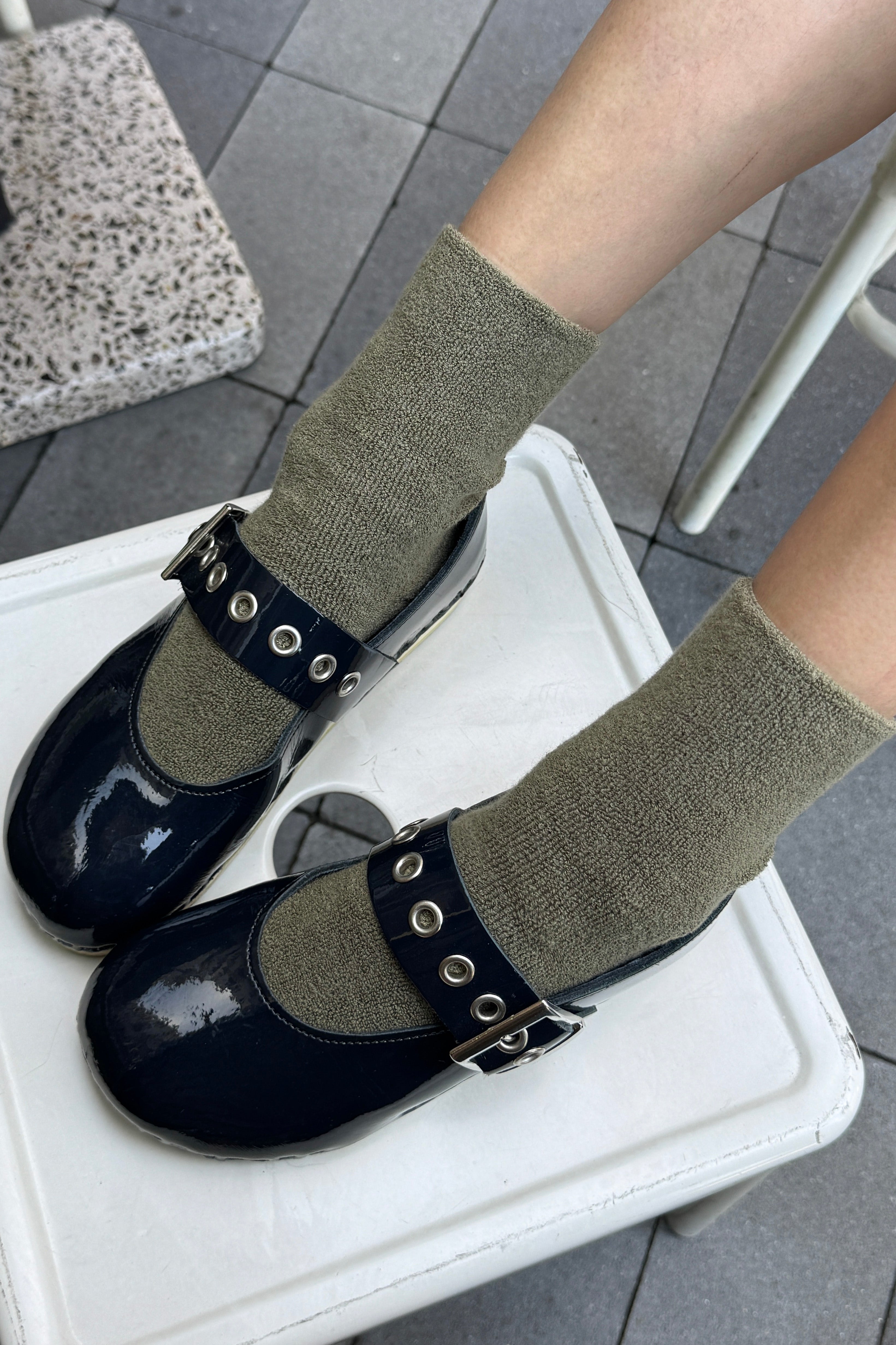 Cloud Socks - Muted Sage