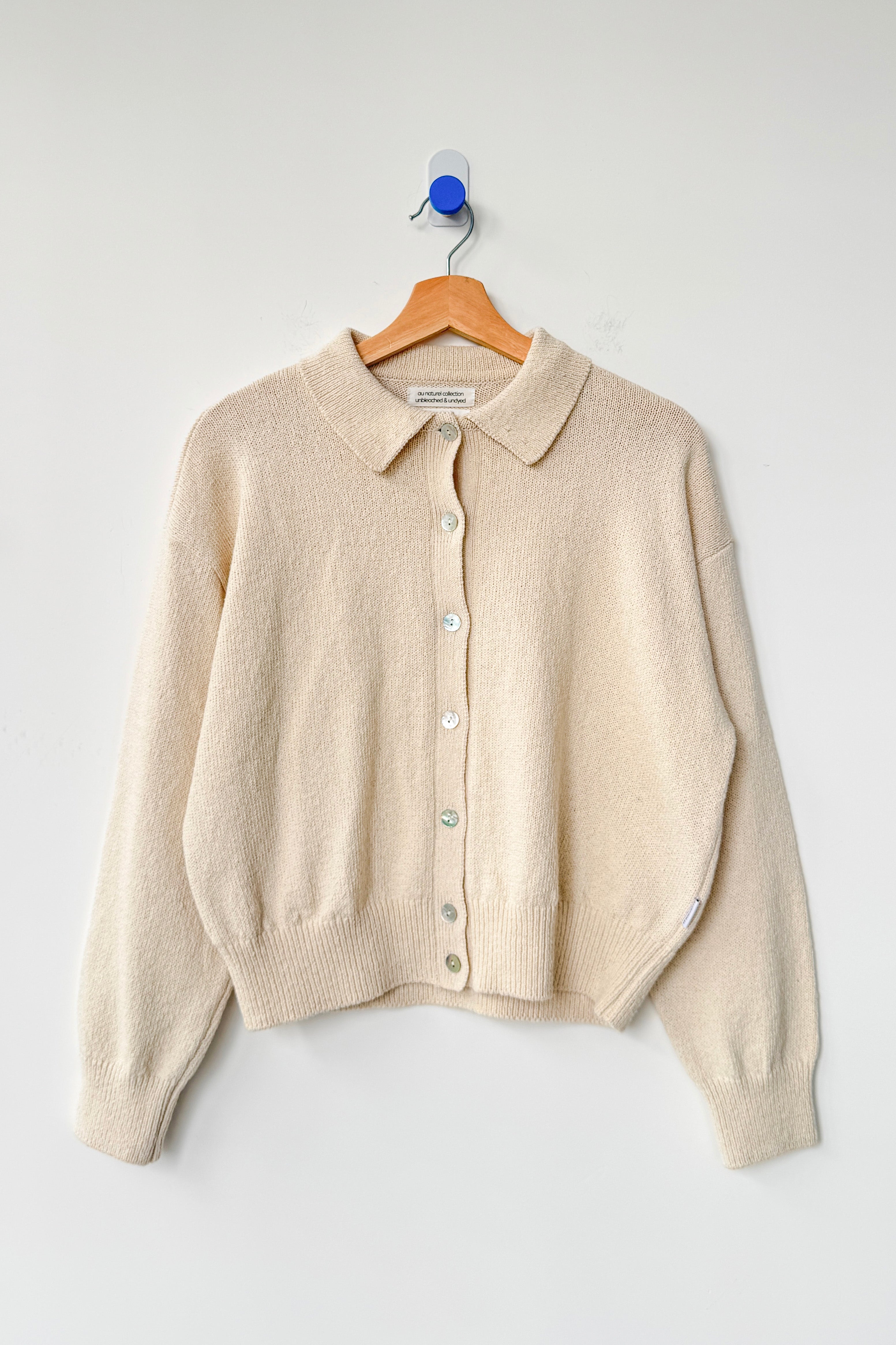 The Club Cardigan - Naturel