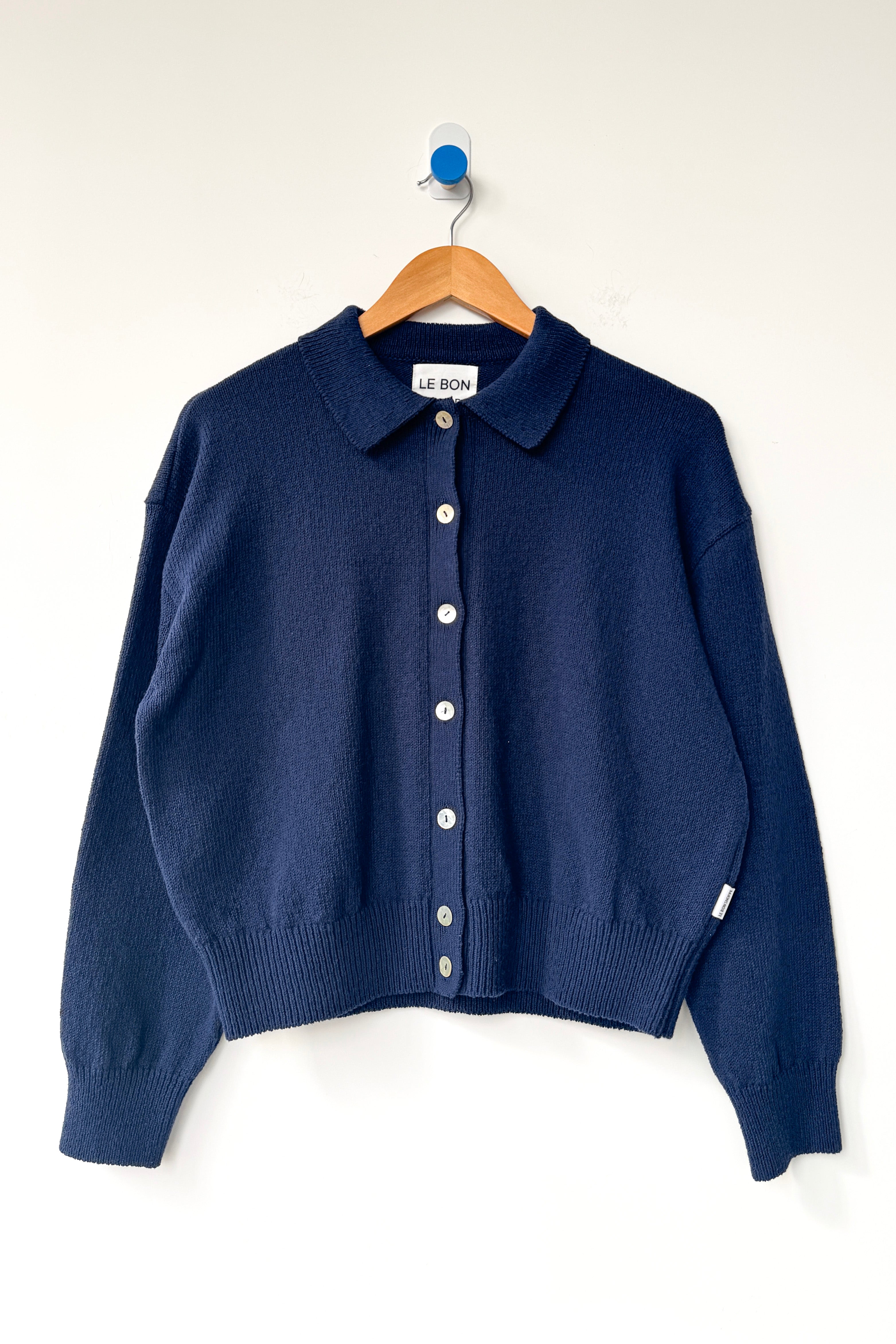 The Club Cardigan - Navy