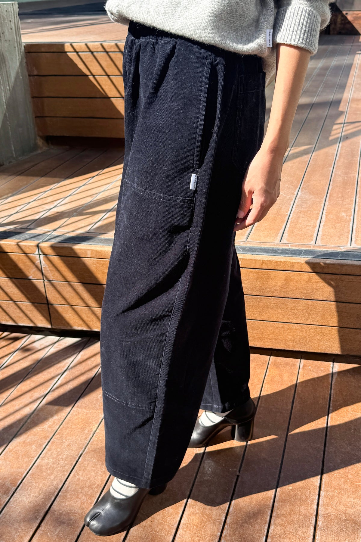 Corduroy Gardener's Pants - Navy