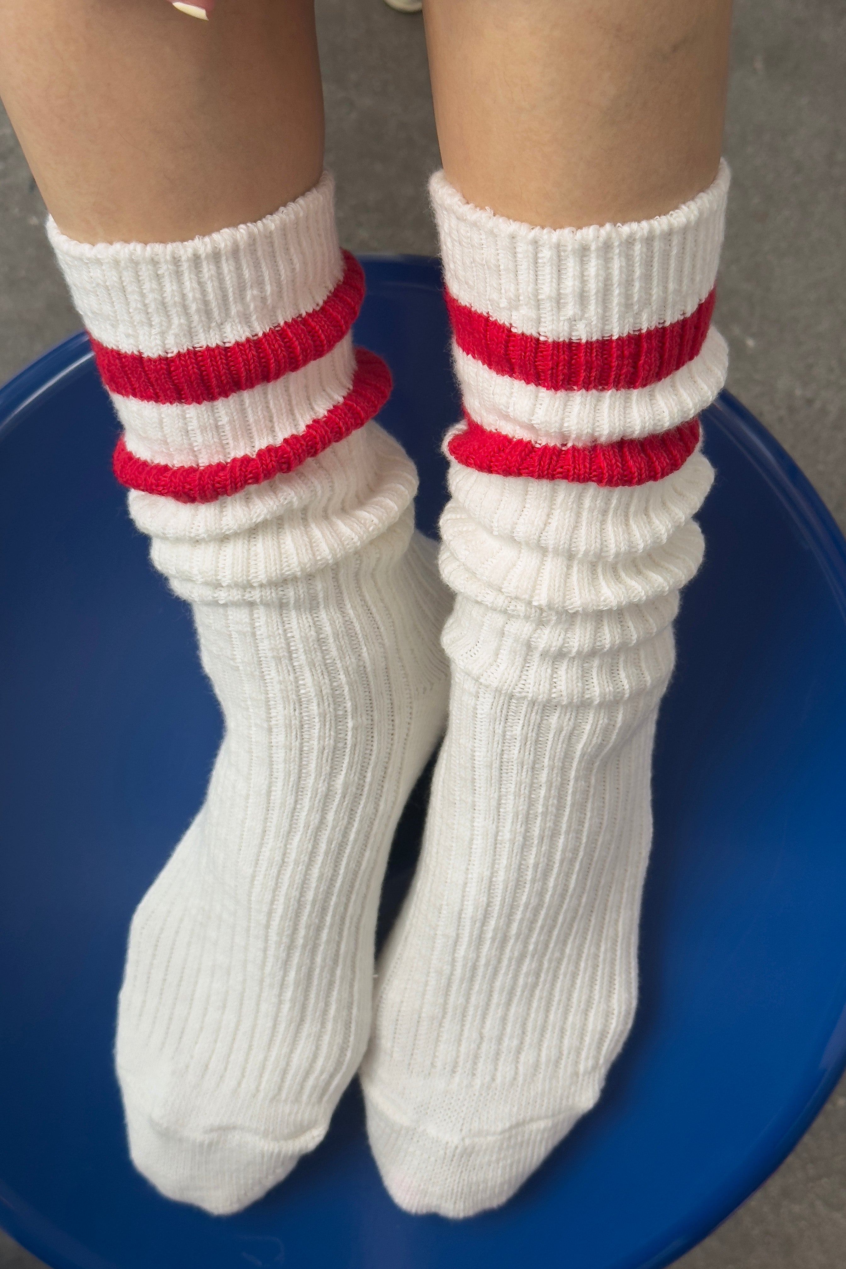 Cottage Varsity Socks - Red Varsity