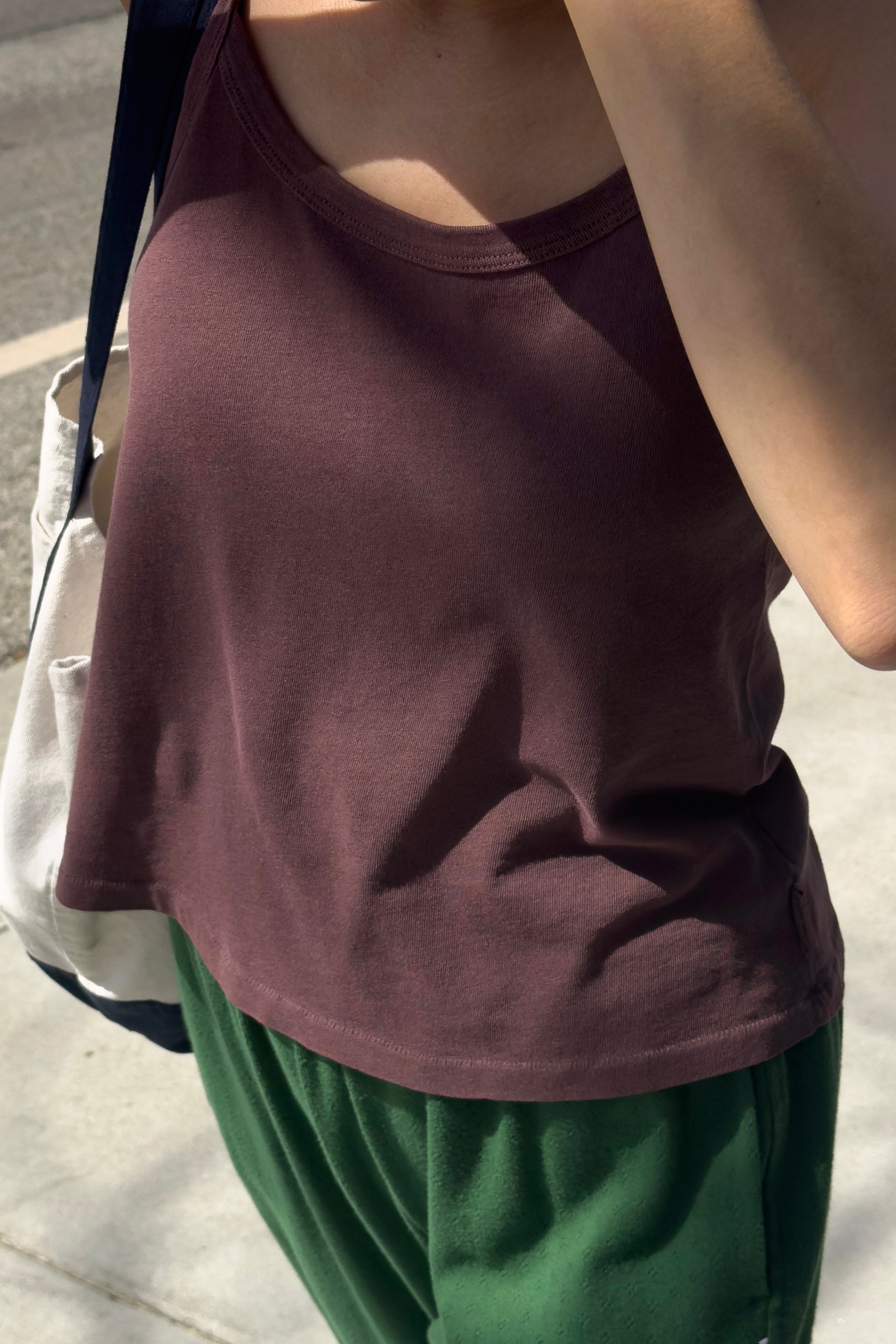 Organic Cotton Dana Cami - Coffee