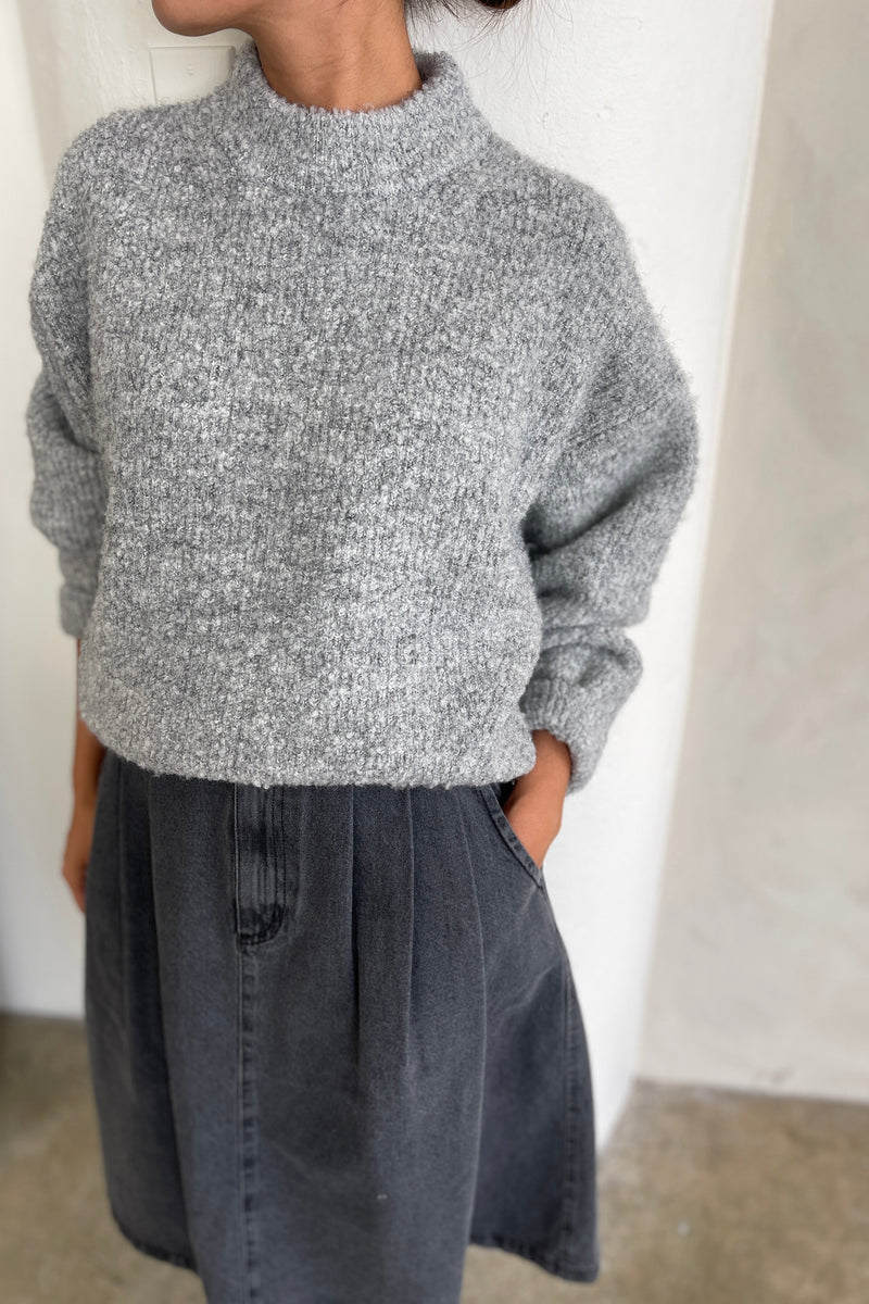 Elise Sweater - Ht.Grey