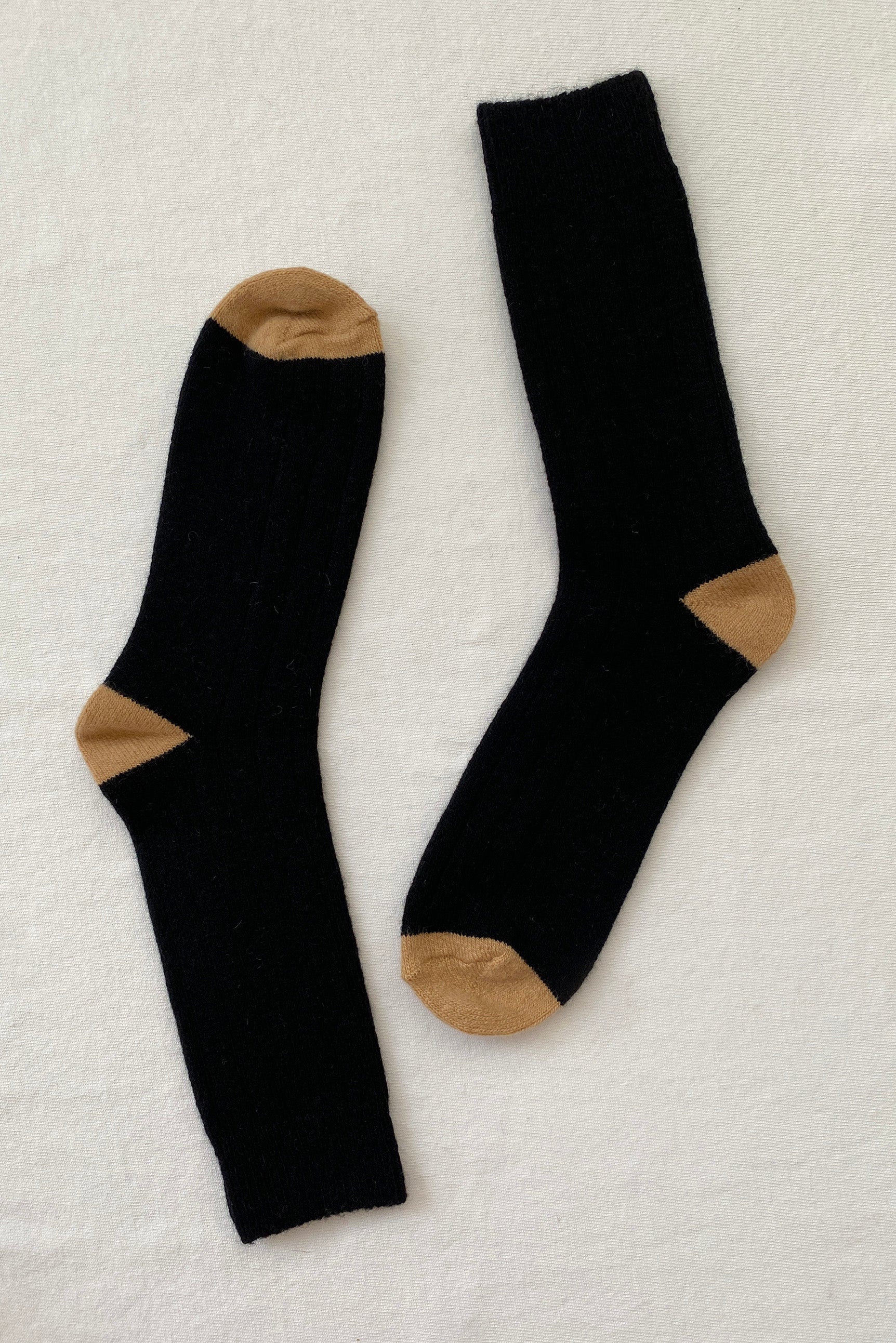 EXTENDED  Cashmere Classic Socks - Black