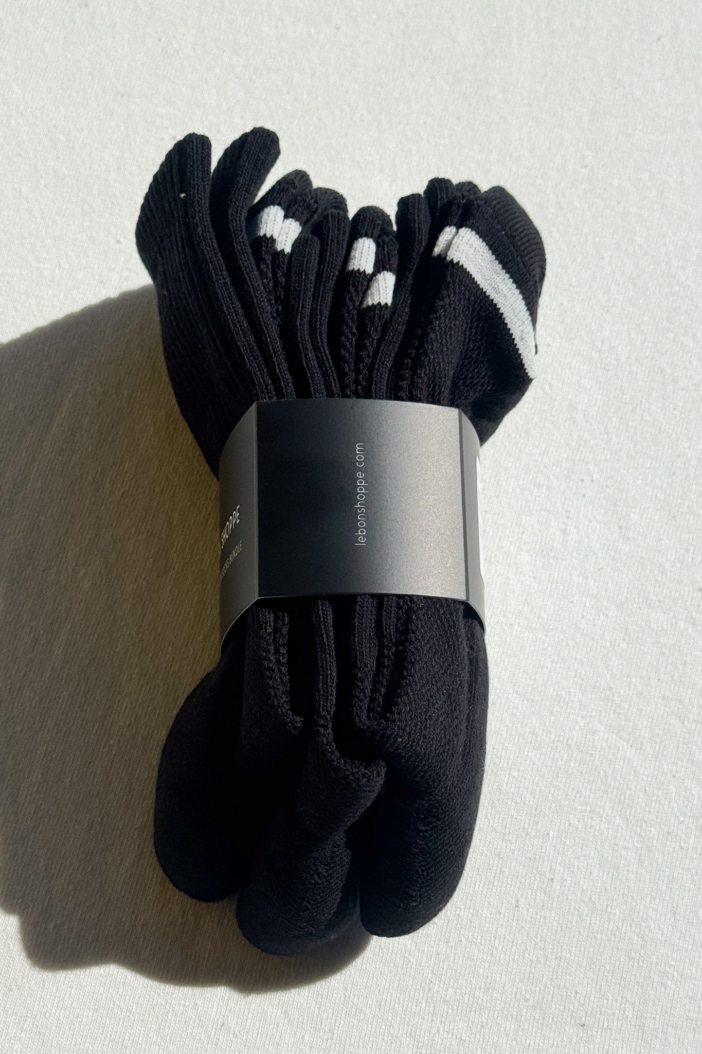 Extended Gym Socks Bundle - 3 Pair Bundle Pack ( BLACK )