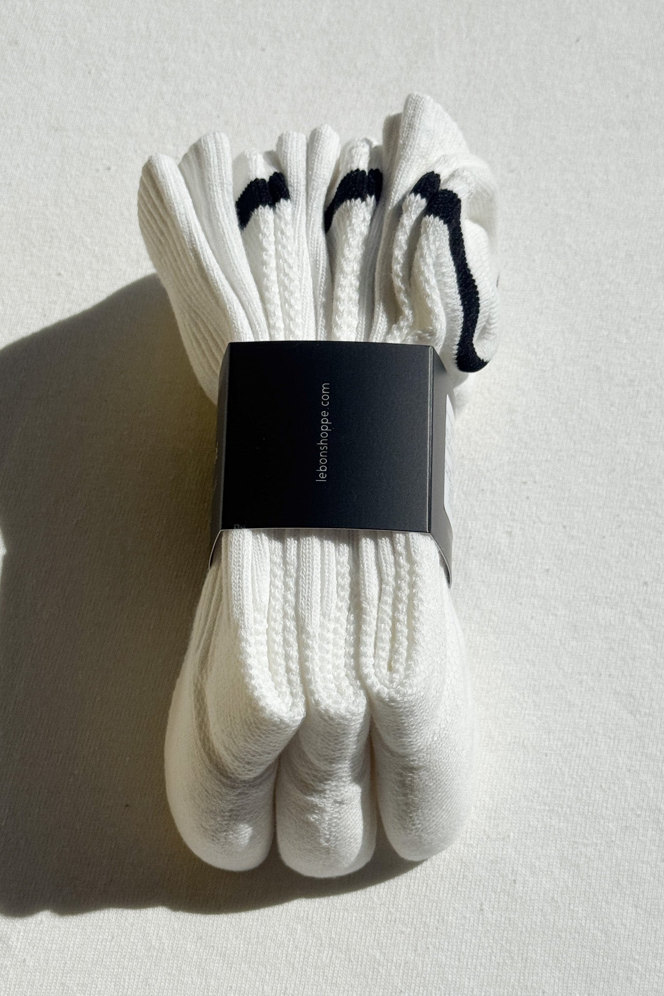 Extended Gym Socks Bundle - 3 Pair Bundle Pack ( SIMPLE WHITE )
