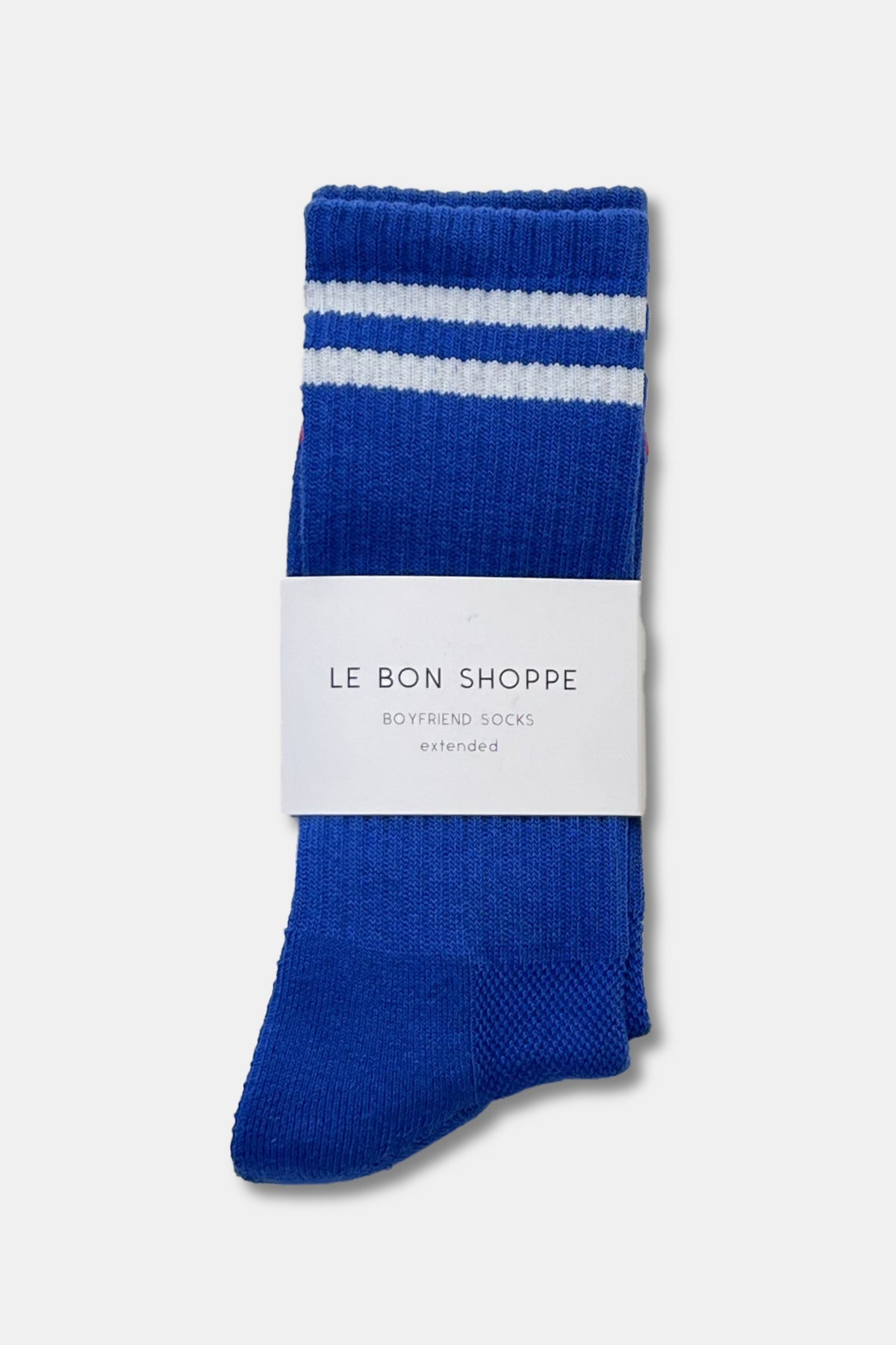 EXTENDED  Boyfriend Socks - Cobalt