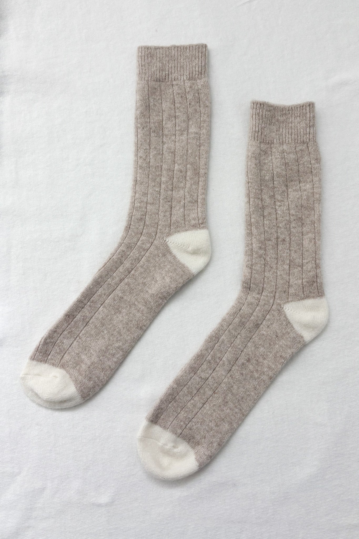 Chaussettes classiques en cachemire EXTENDED - Gris Mélange