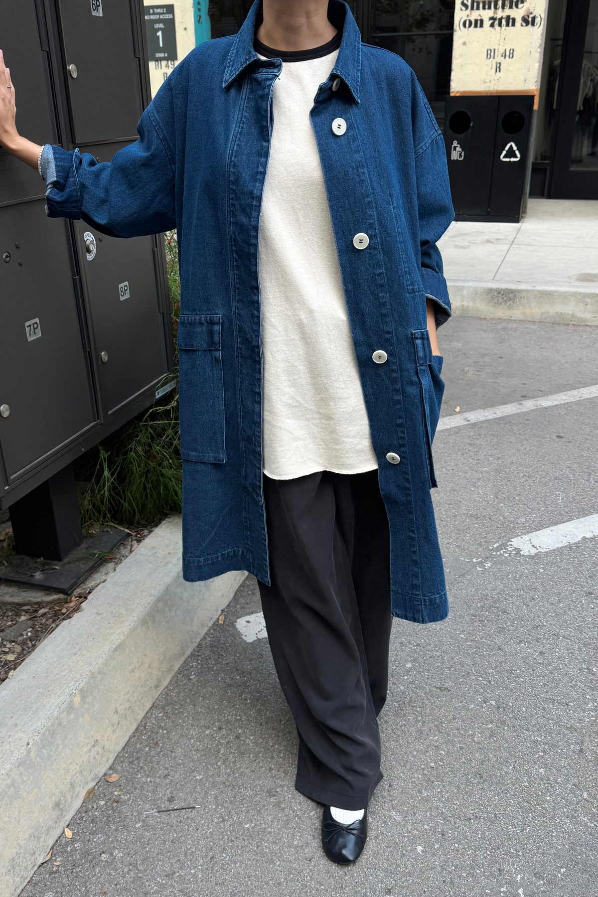 Easy Trench - Dark Denim