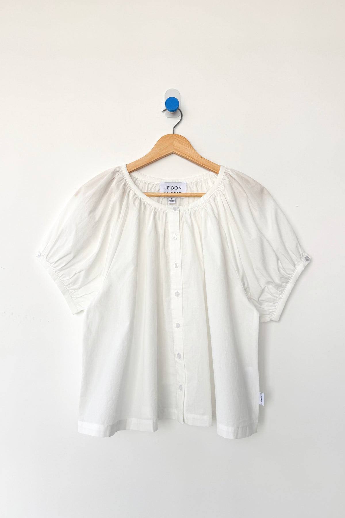 Emily Short Sleeve Top - White