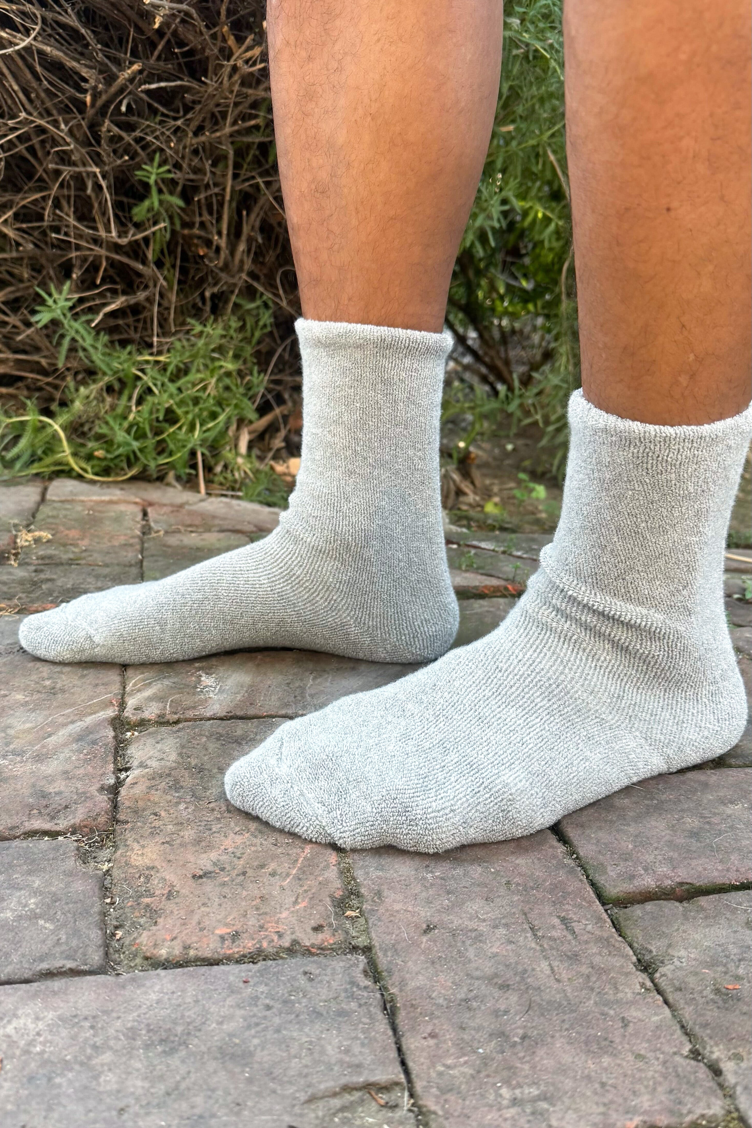 EXTENDED Cloud Socks - Ht. Grey