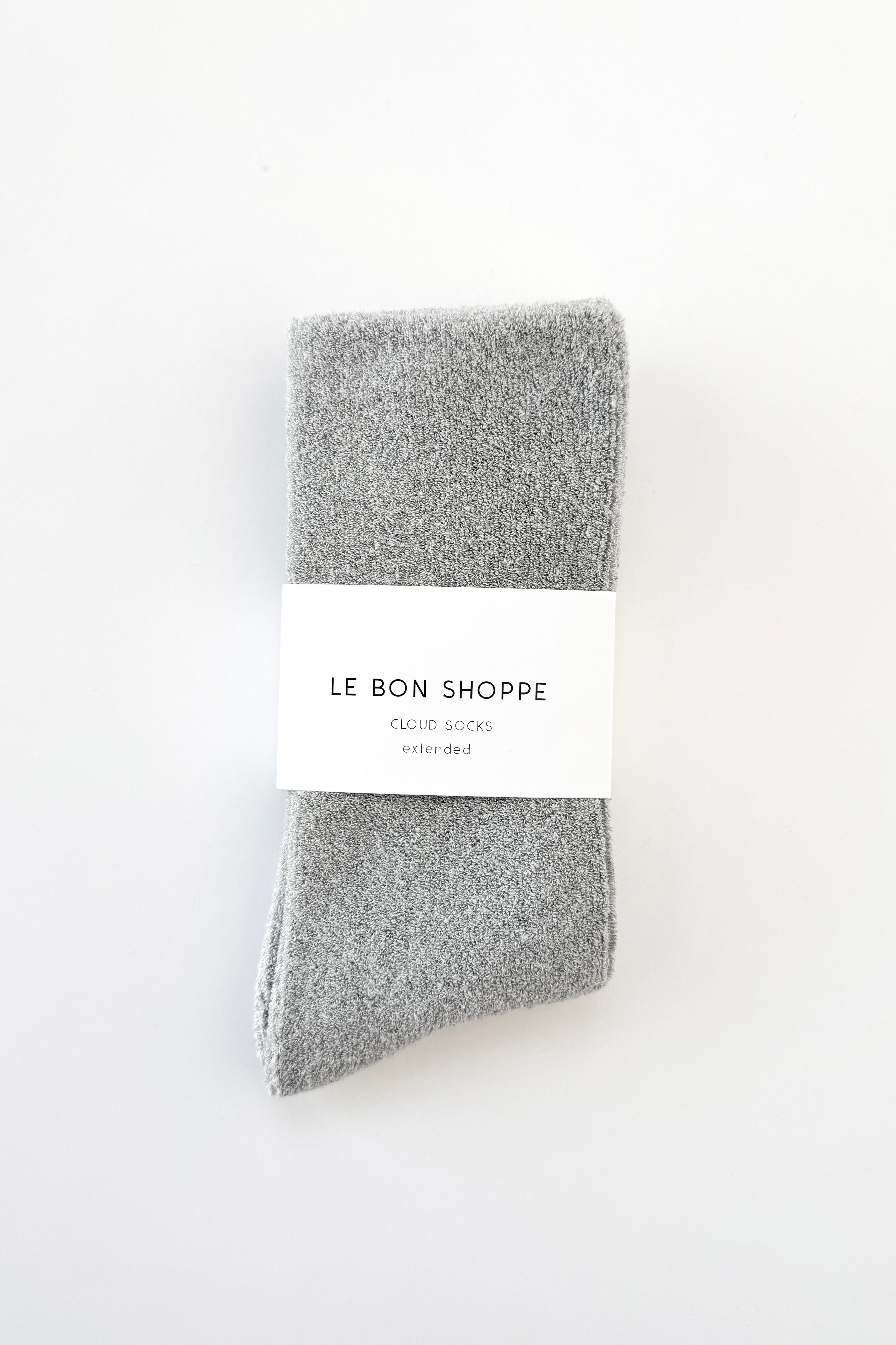 EXTENDED Cloud Socks - Ht. Grey