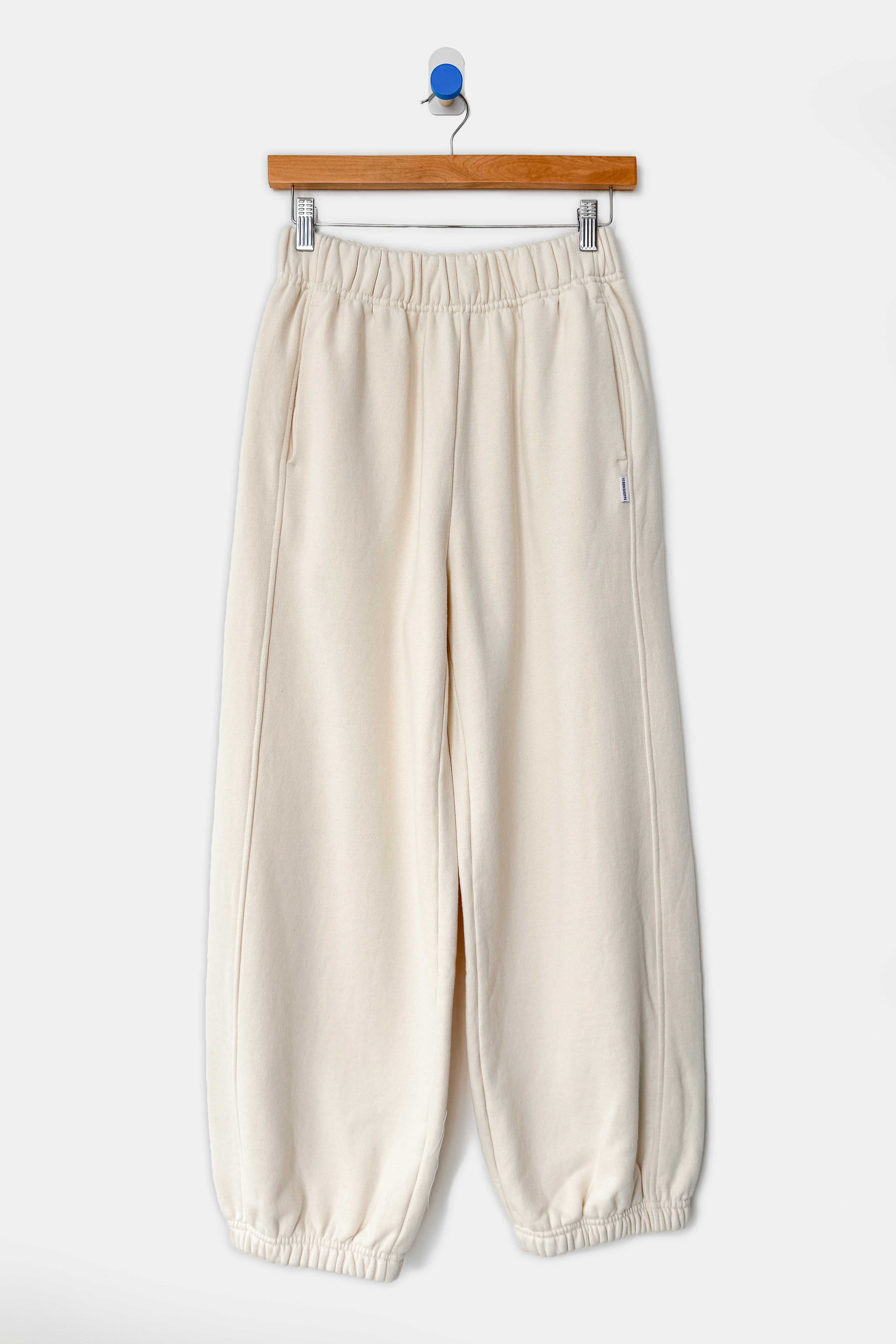 French Terry Balloon Pants - Naturel