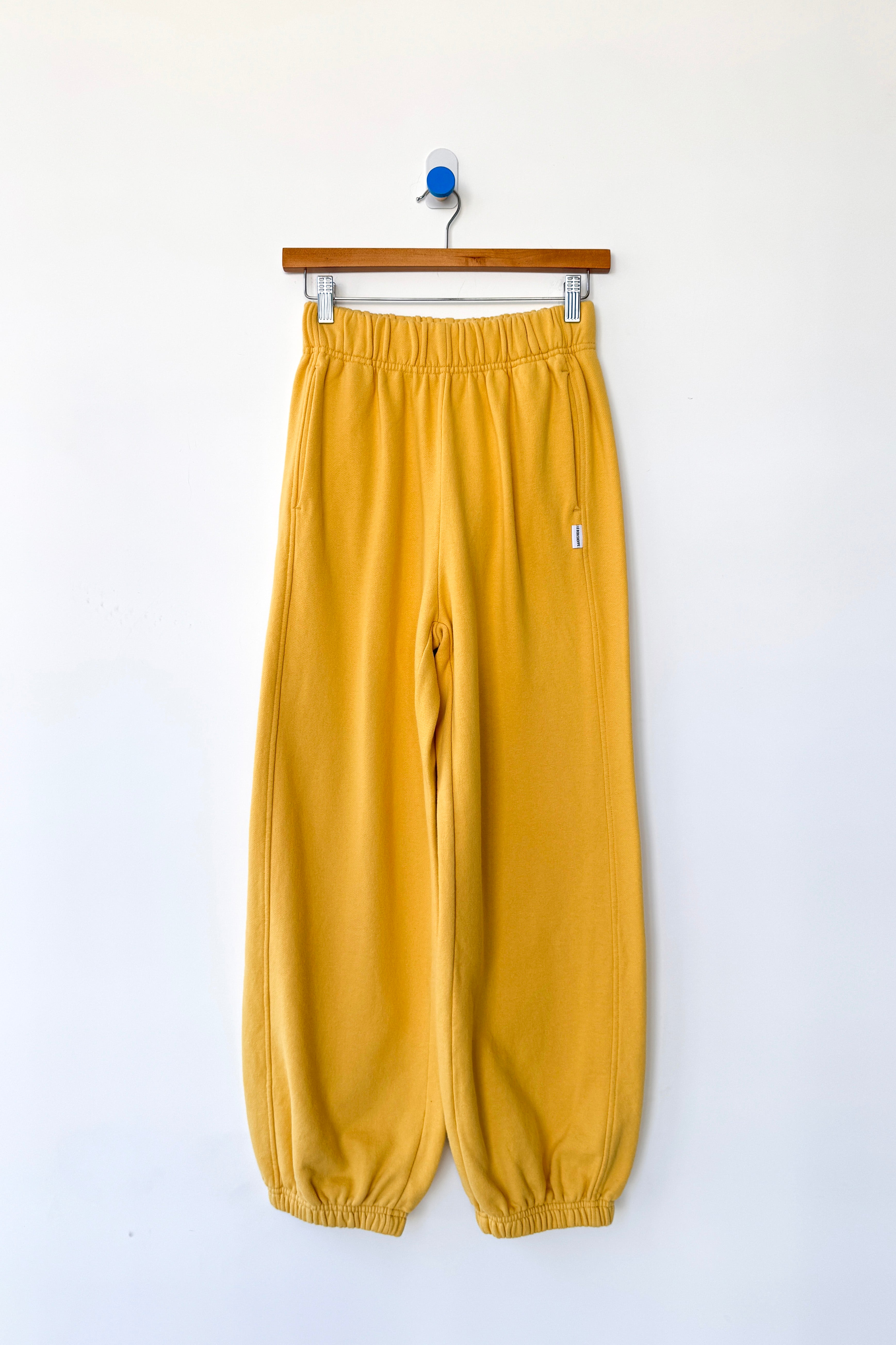 French Terry Balloon Pants - Deep Yellow