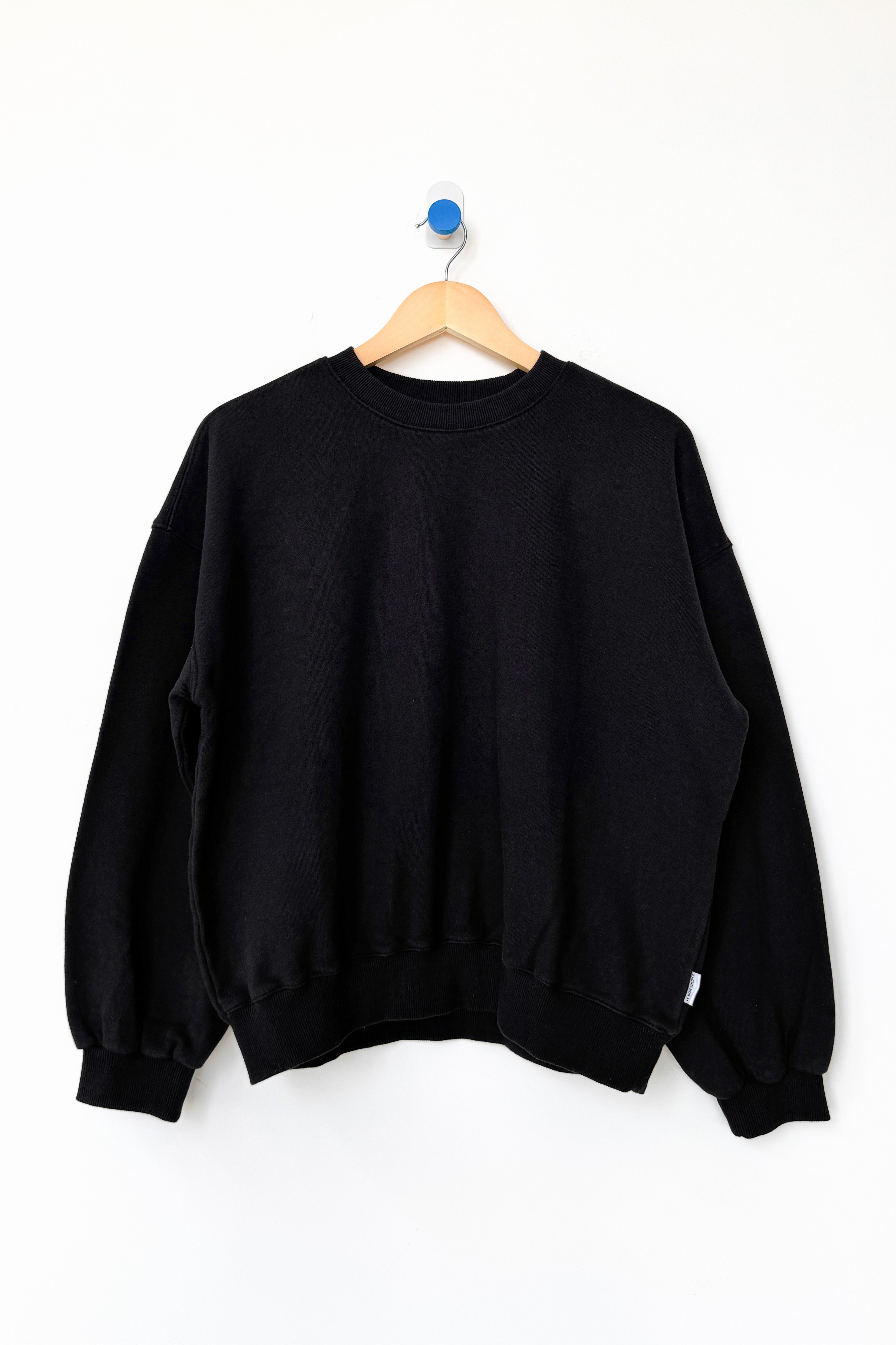 French Terry Core Sweatshirt - Black